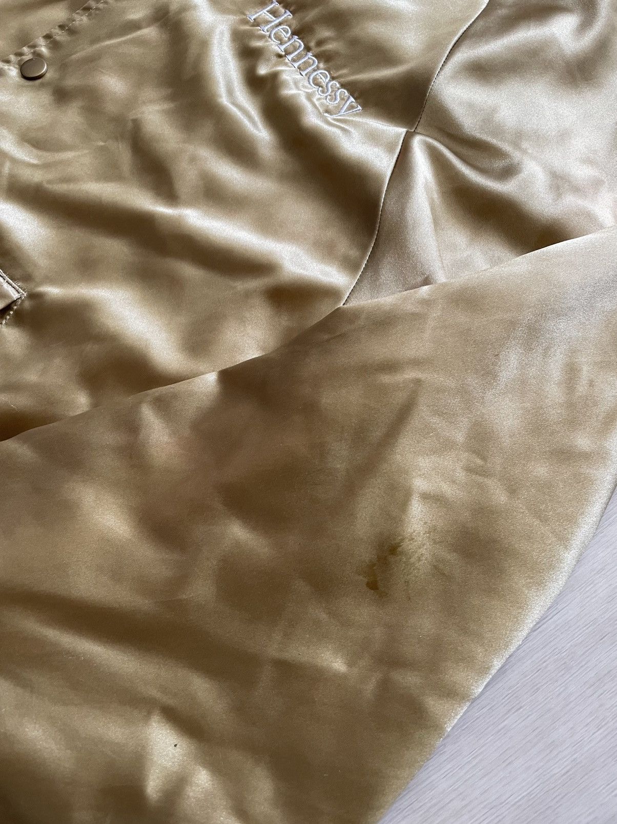 Augusta Sportswear Augusta Hennessy Gold Satin Bomber Jacket Lined sz S Size US S / EU 44-46 / 1 - 3 Thumbnail