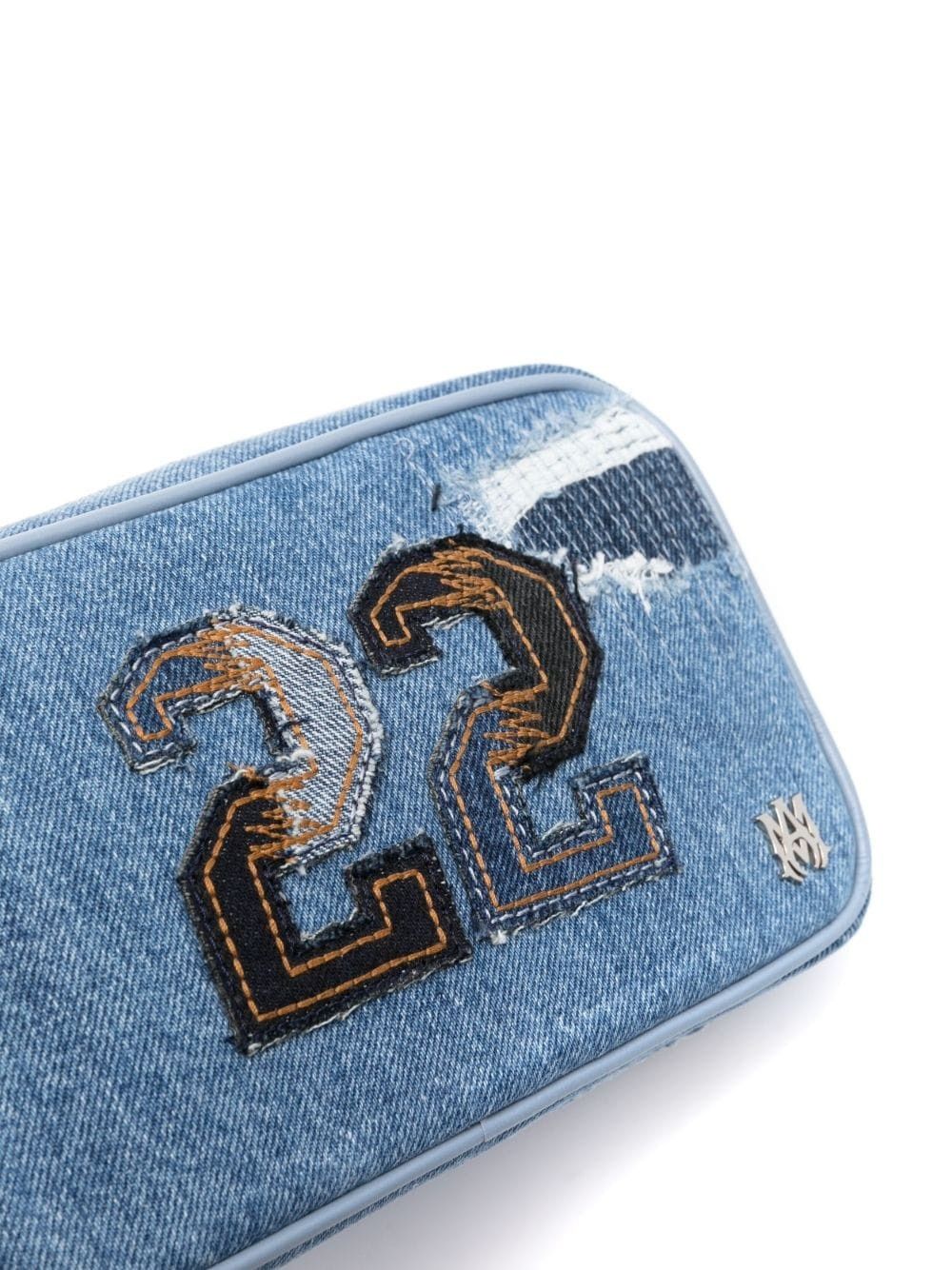 Amiri o1s1wg110825 Size: OS / 22 Repair Messenger Bag in Blue Size ONE SIZE - 4 Thumbnail