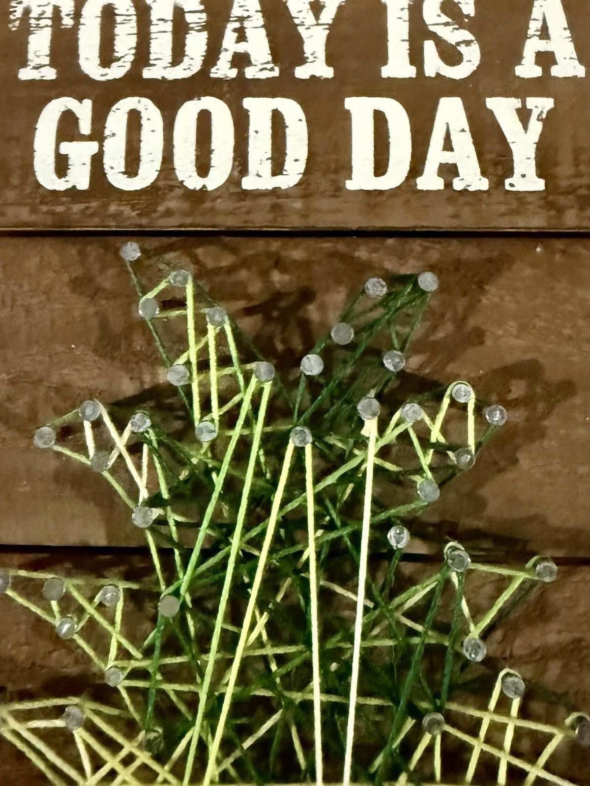 Designer Today Is A Good Day Pineapple String Art Wood Sign Size ONE SIZE - 4 Thumbnail