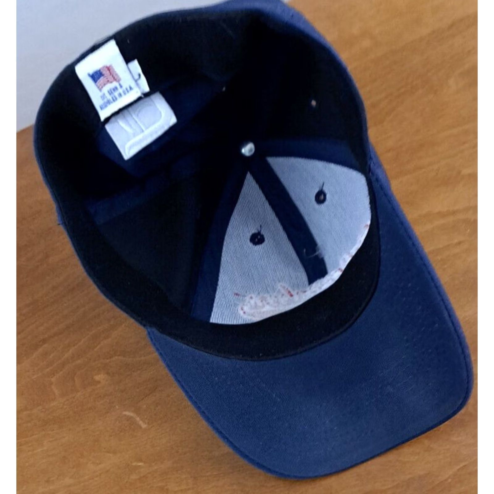 Vintage VINTAGE Boilermakers Local 169 Detroit Tigers Embroidered Fitted Hat Large Blue Cotton Canvas Baseball Cap Men L Stretch Size ONE SIZE - 5 Thumbnail