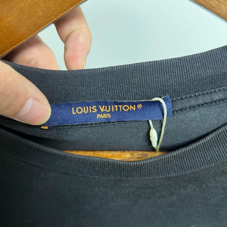 Louis Vuitton Louis Vuitton Black Gradient Print Short Sleeve 2504-Nextar Size US M / EU 48-50 / 2 - 3 Thumbnail