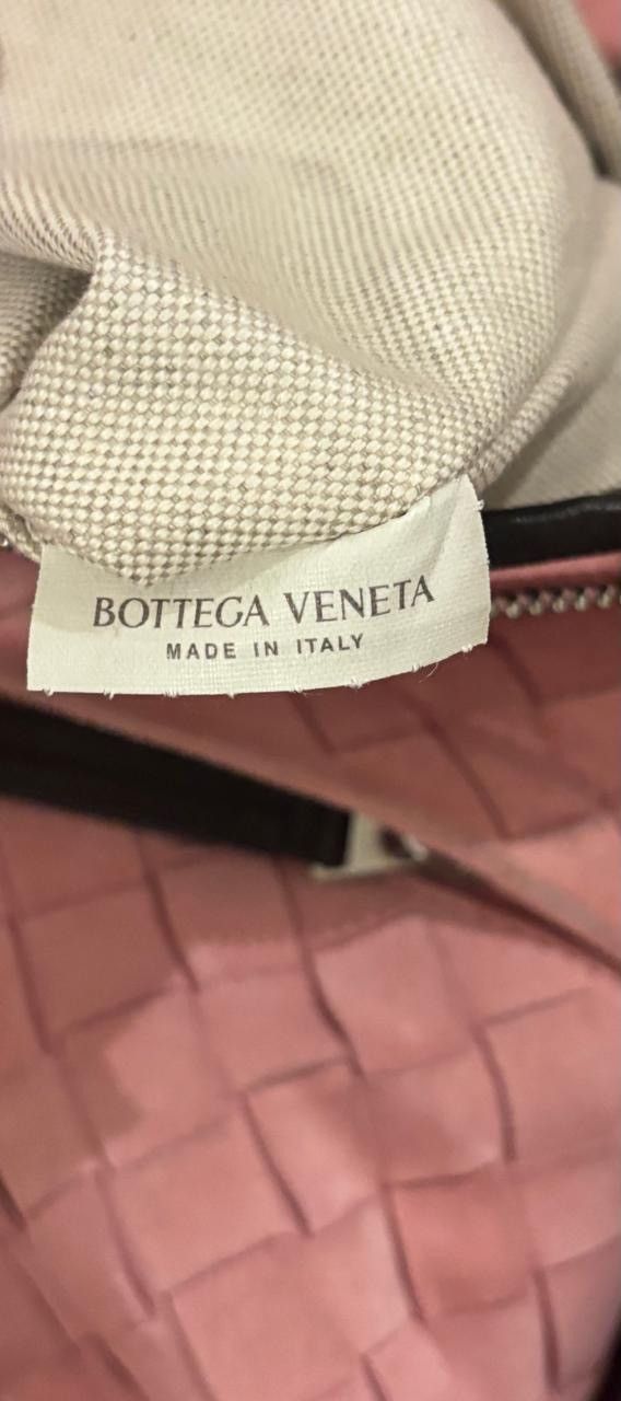 Bottega Veneta Bottega Veneta Pink Intrecciato Suede Backpack Size ONE SIZE - 7 Thumbnail