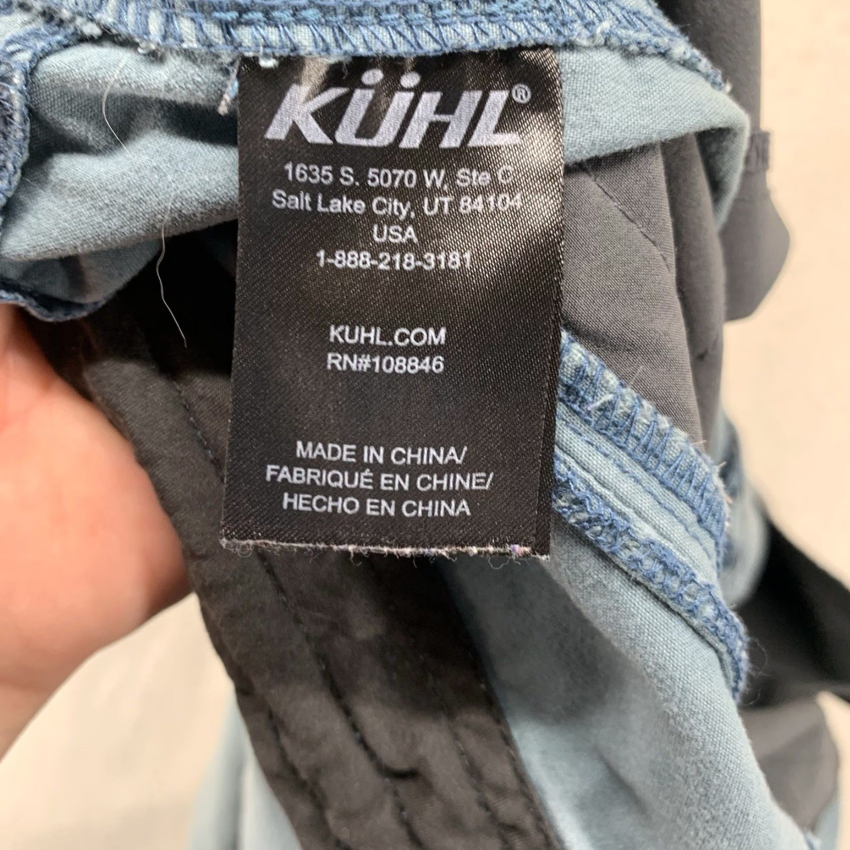 Vintage VINTAGE KUHL Women Pants Size 14 Regular Blue Casual Hiking Camping Cotton Canvas 2000s Size 36" / US 14 / IT 50 - 4 Thumbnail