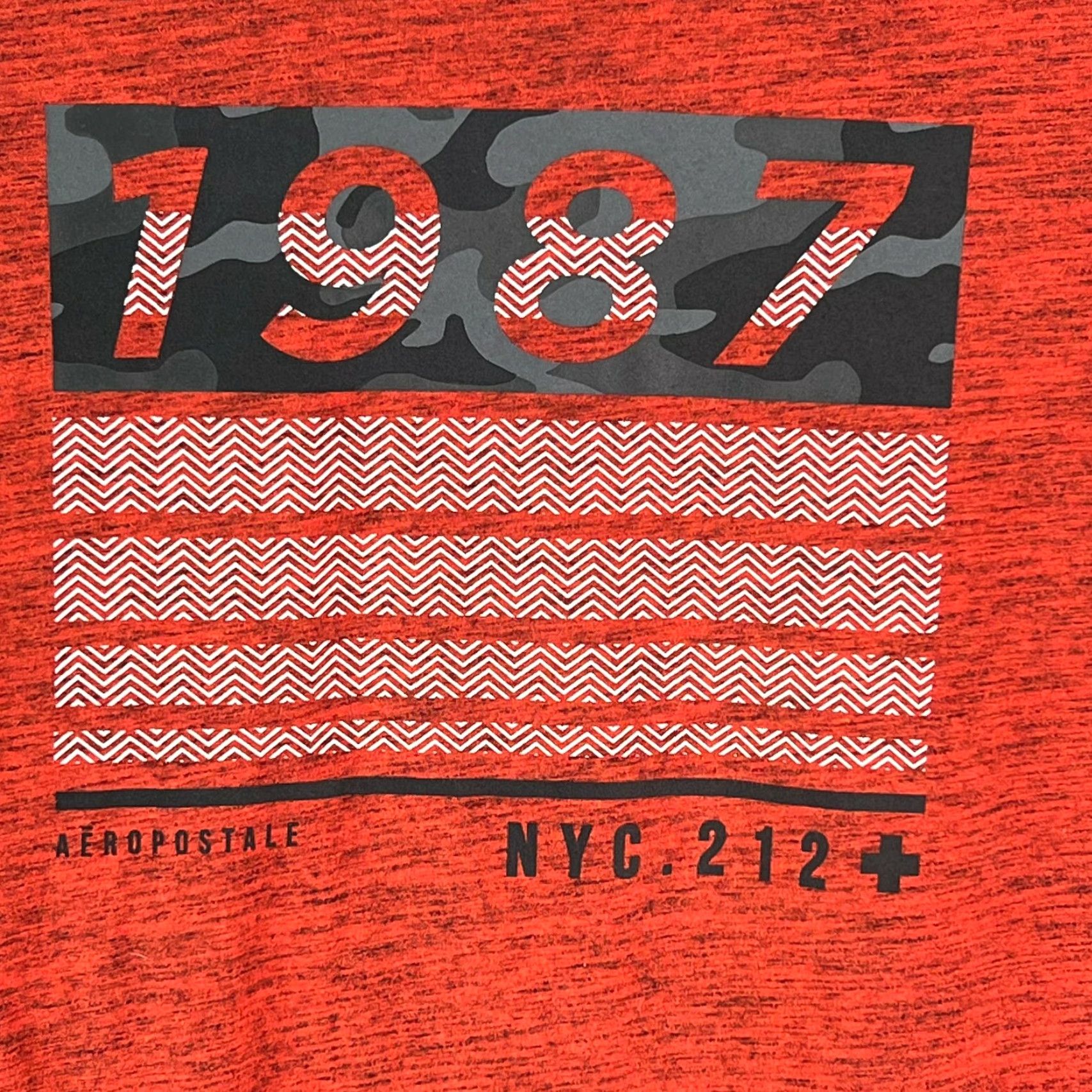 Aeropostale 1987 Aeropostale NYC. 212 + Mens Long Sleeves Pullover Red T Shirt Size Medium Size US M / EU 48-50 / 2 - 2 Thumbnail
