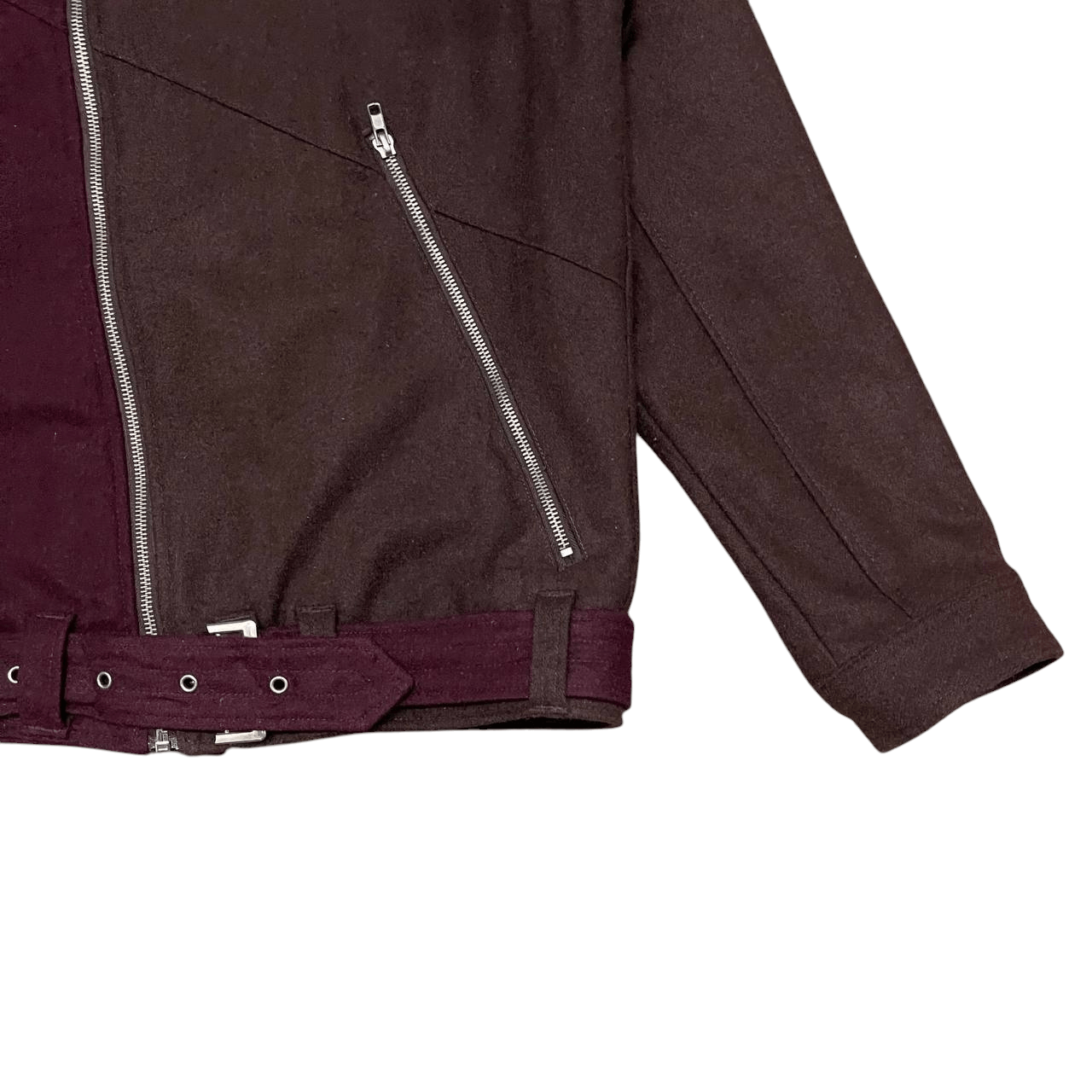 AMP AMP by Manydope Fur Split Jacket Asymmetric Zipper Size US M / EU 48-50 / 2 - 4 Thumbnail