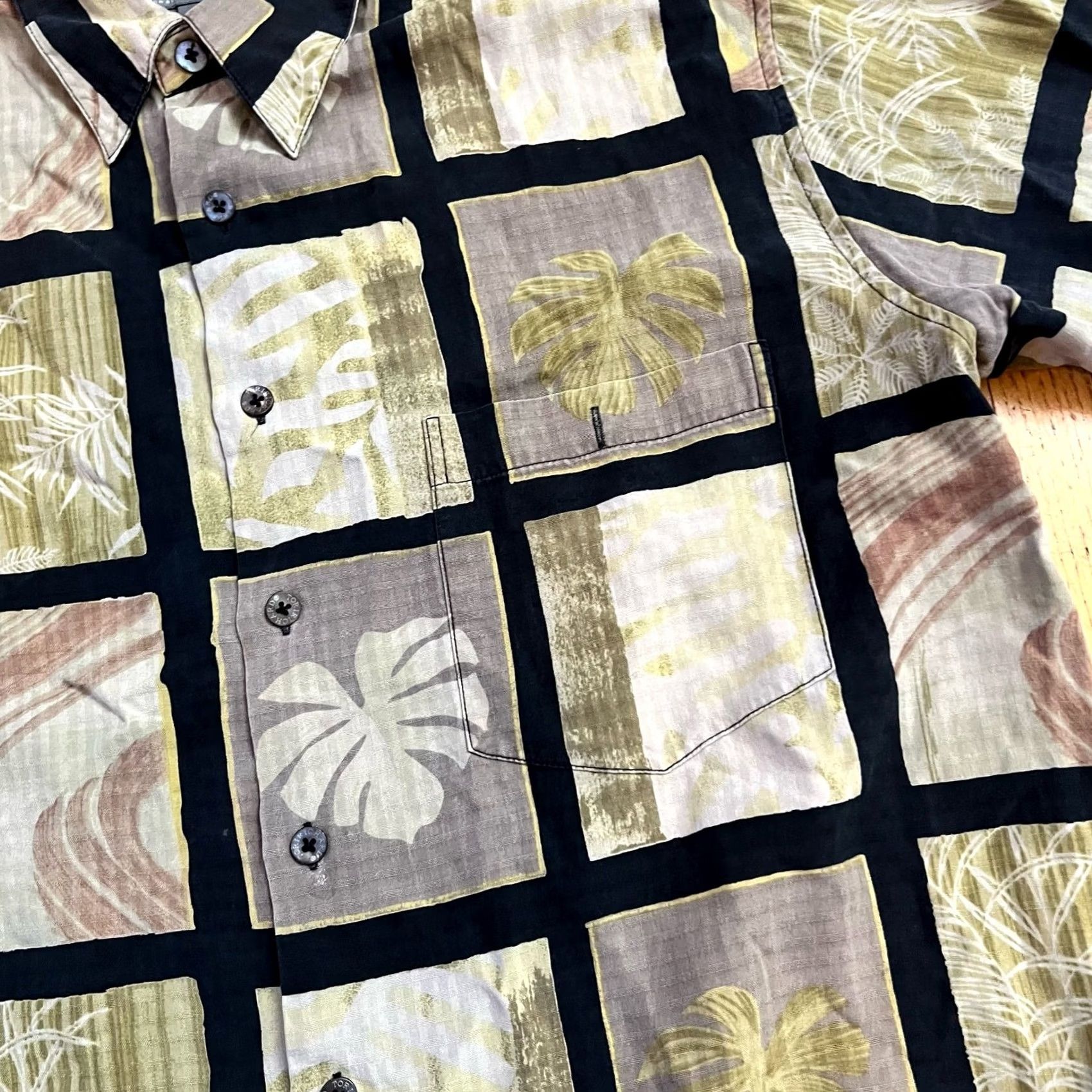 Tori Richard Tori Richard Shirt Mens Medium Brown Silk Floral Abstract Hawaiian Button Down Up Size US M / EU 48-50 / 2 - 2 Thumbnail