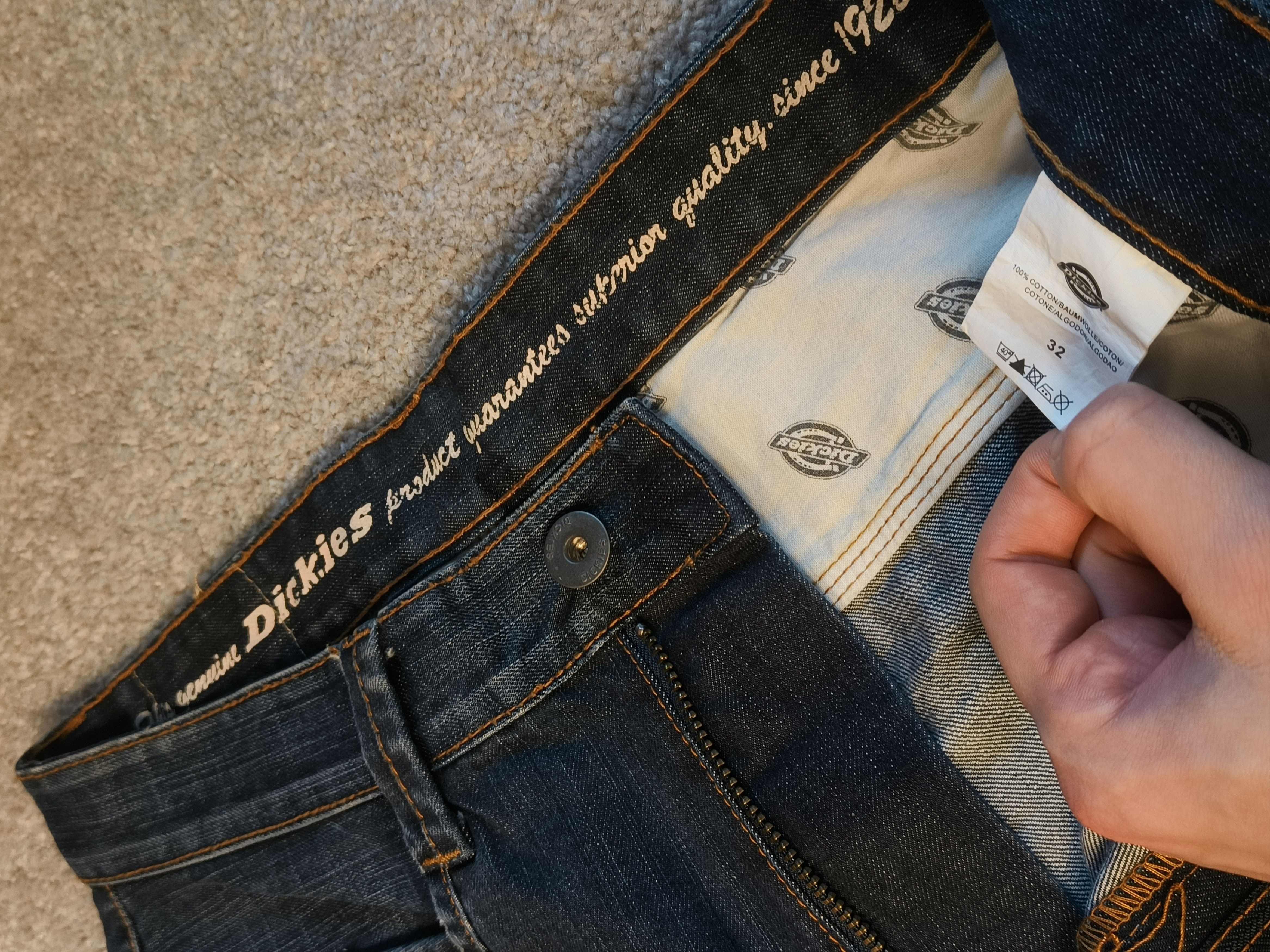 Dickies × Vintage Dickies Denim Classic Workwear Style Blue Jean Shorts Size US 32 / EU 48 - 3 Thumbnail