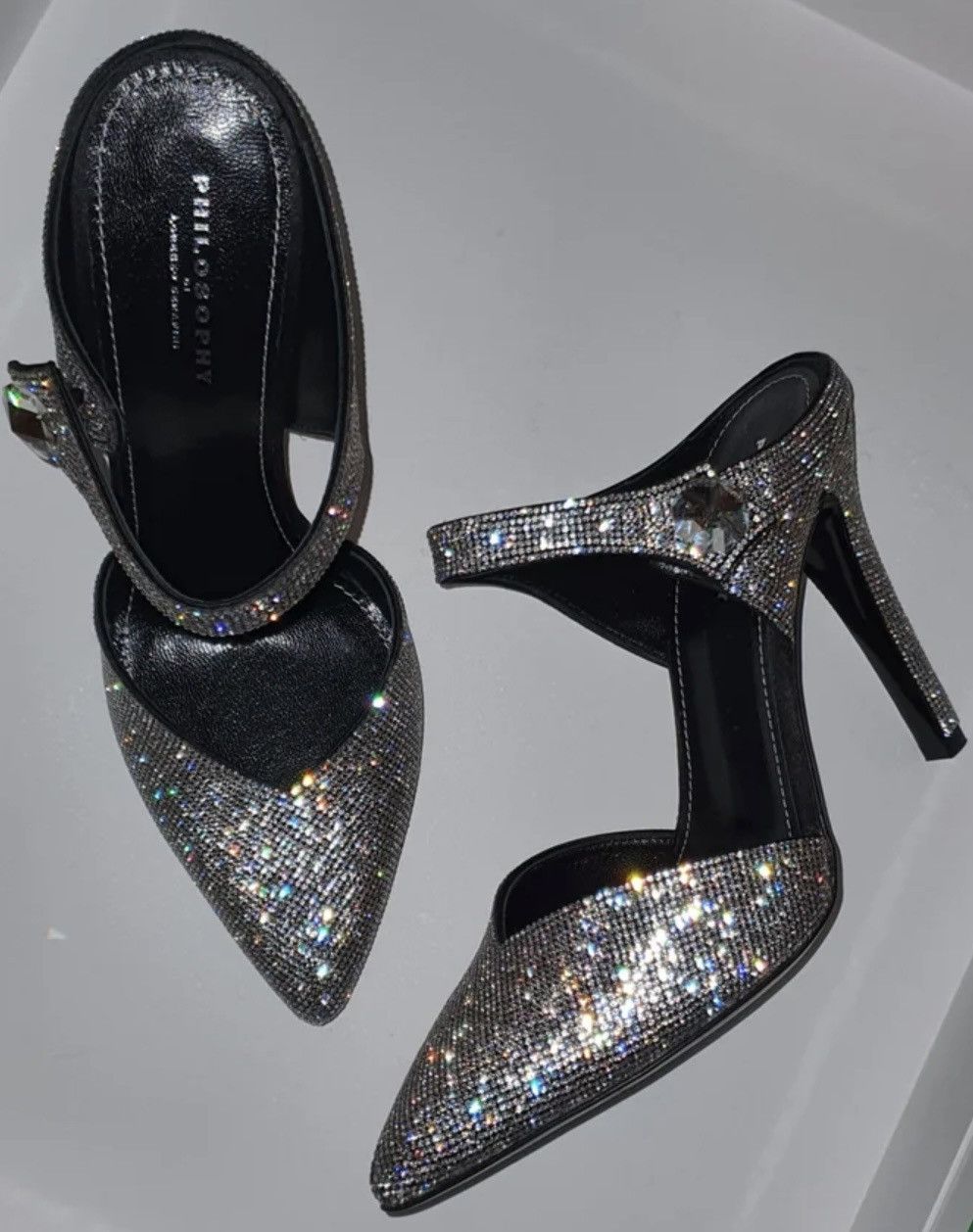 Philosophy di Lorenzo Serafini Philosophy by Lorenzo Serafini crystals all over, 37 It Size US 7 / IT 37 - 6 Thumbnail