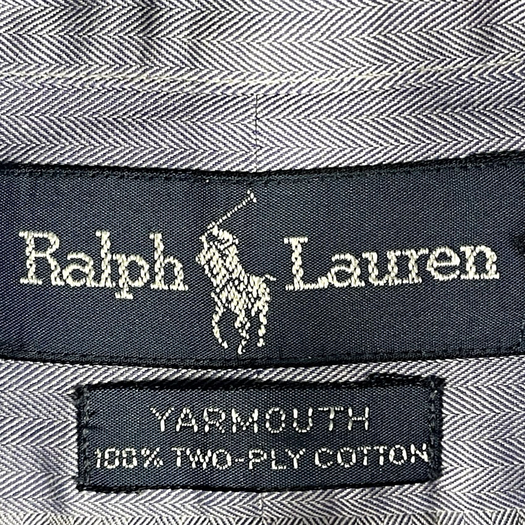 Polo Ralph Lauren VINTAGE Polo Ralph Lauren Yarmouth Shirt 16-32/33 Purple Lilac 2 Ply Cotton VTG Size US L / EU 52-54 / 3 - 3 Thumbnail