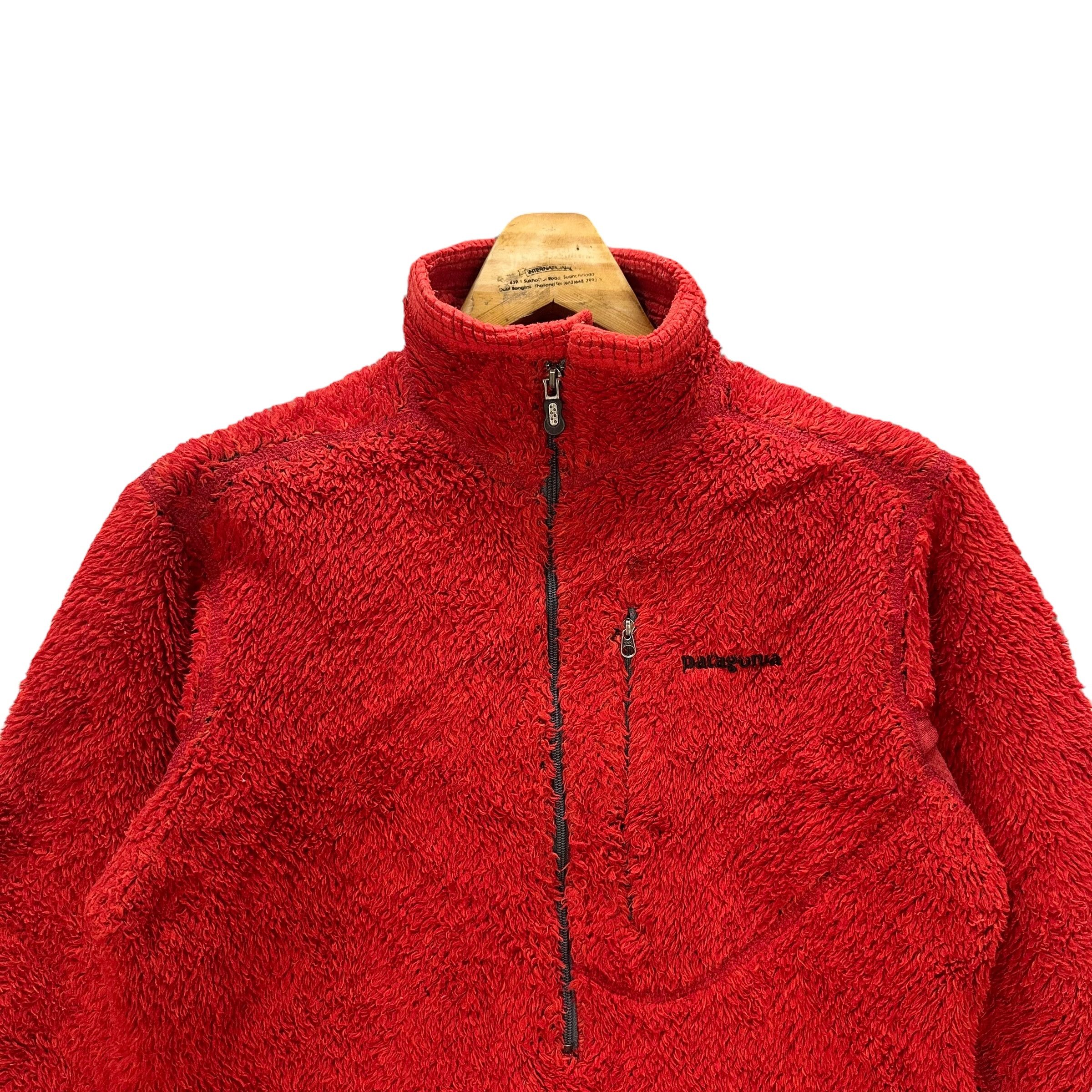 Patagonia PATAGONIA POLARTEC HALF ZIP DEEP PILE RED FLEECE #8737-023 Size US XS / EU 42 / 0 - 2 Thumbnail