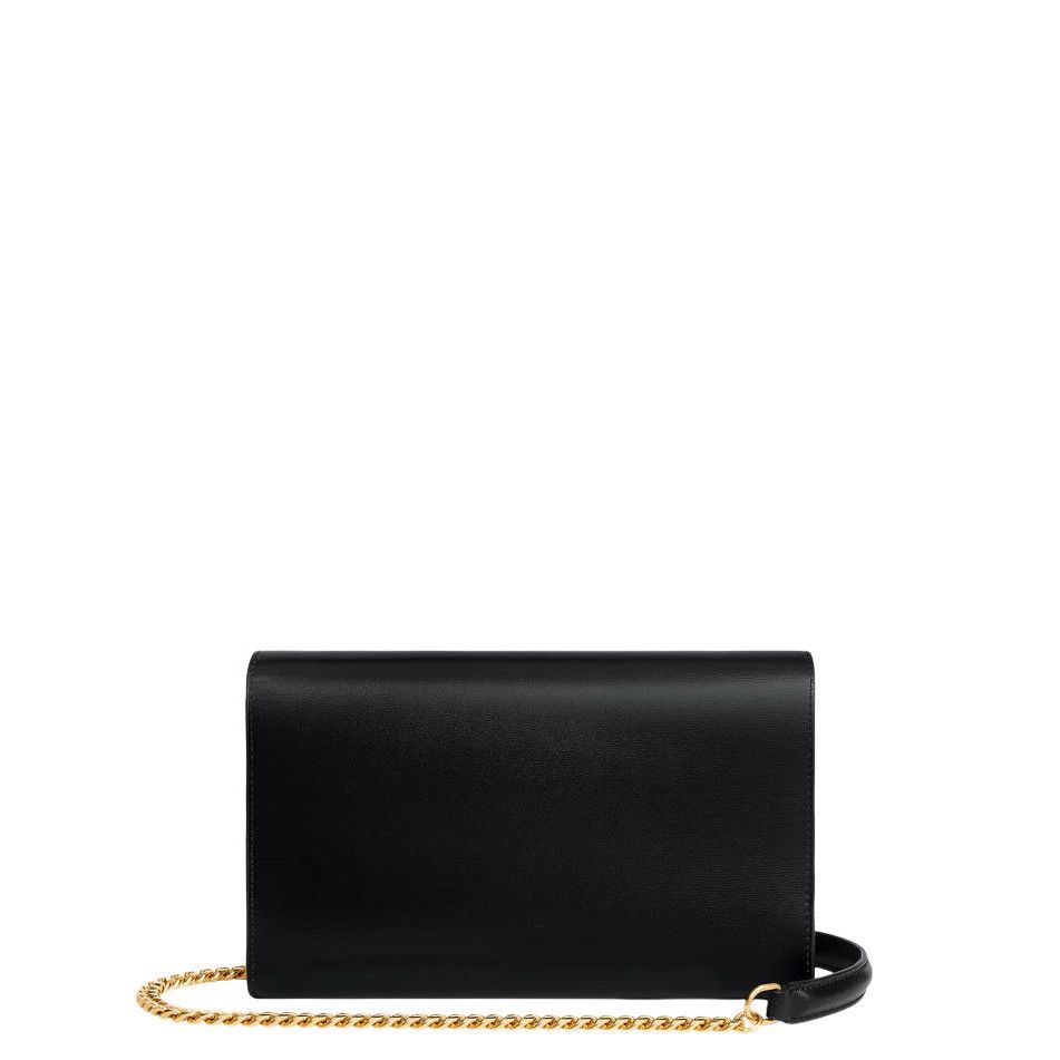 Celine CELINE $1900 Black Envelope Chain Wallet Bag New Size ONE SIZE - 2 Thumbnail