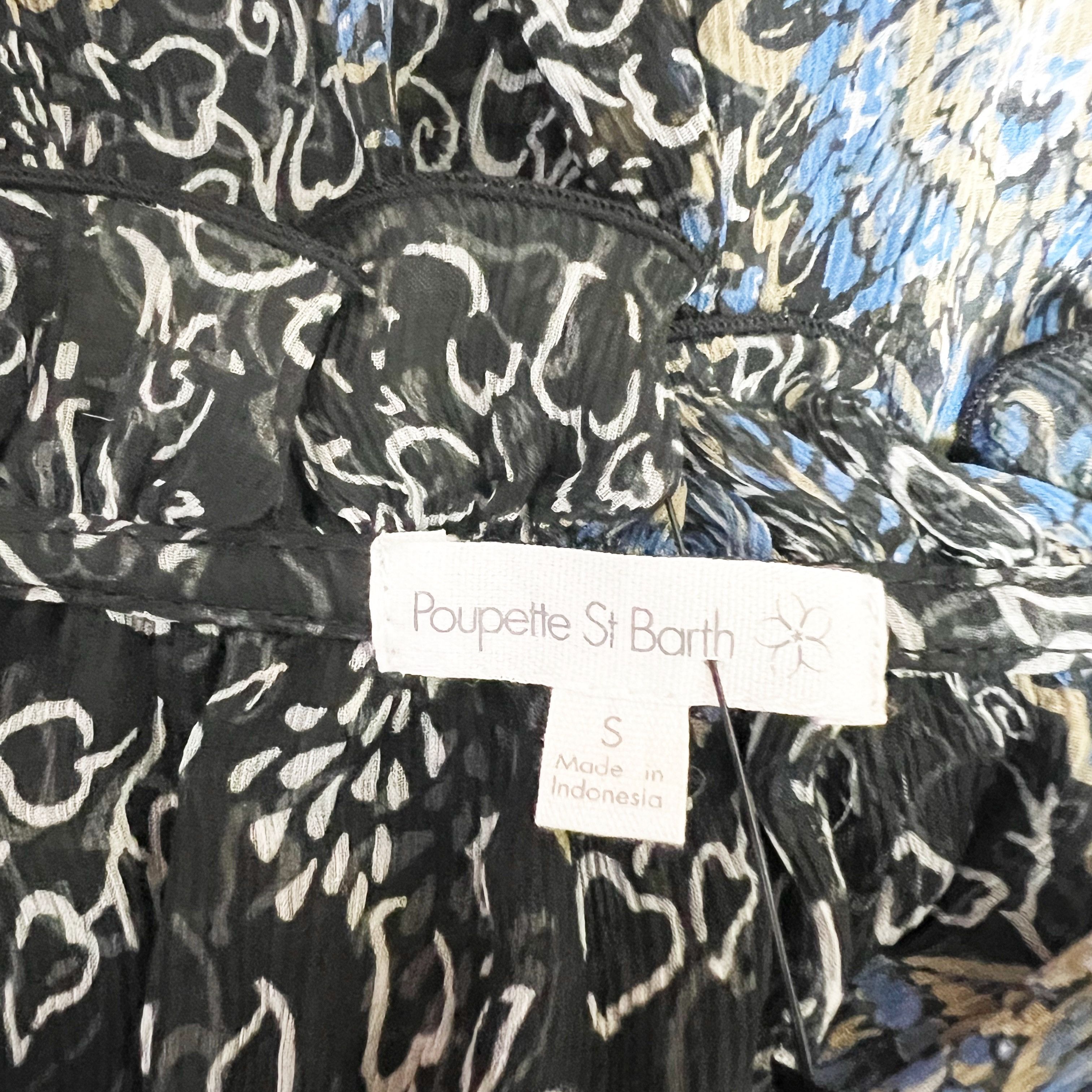 Poupette St Barth Poupette St Barth Silk Chiffon Floral Flower Size S / US 4 / IT 40 - 2 Thumbnail