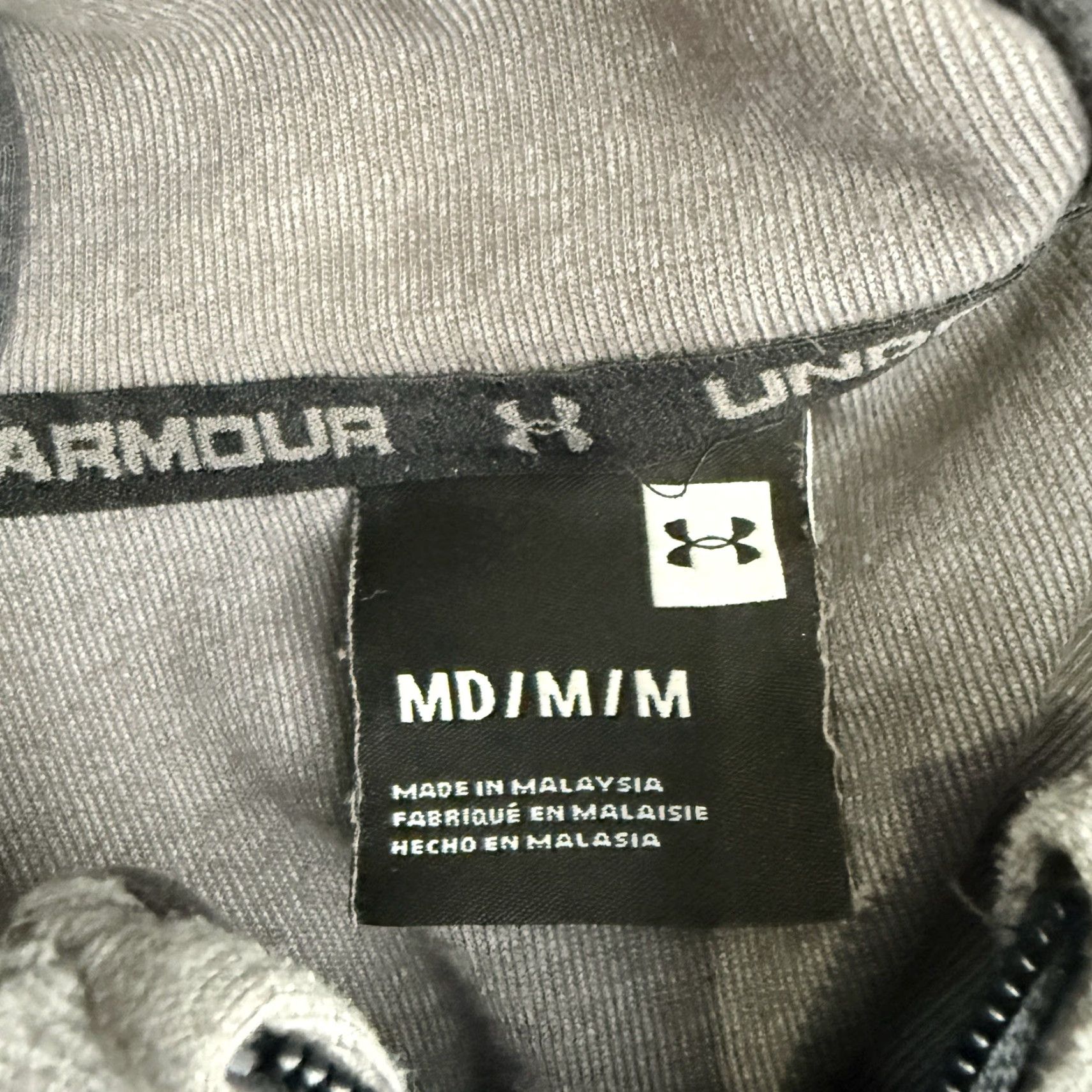 Under Armour Under Armour Gray Full Zip Hooded Jacket Mens Size M Size US M / EU 48-50 / 2 - 4 Thumbnail