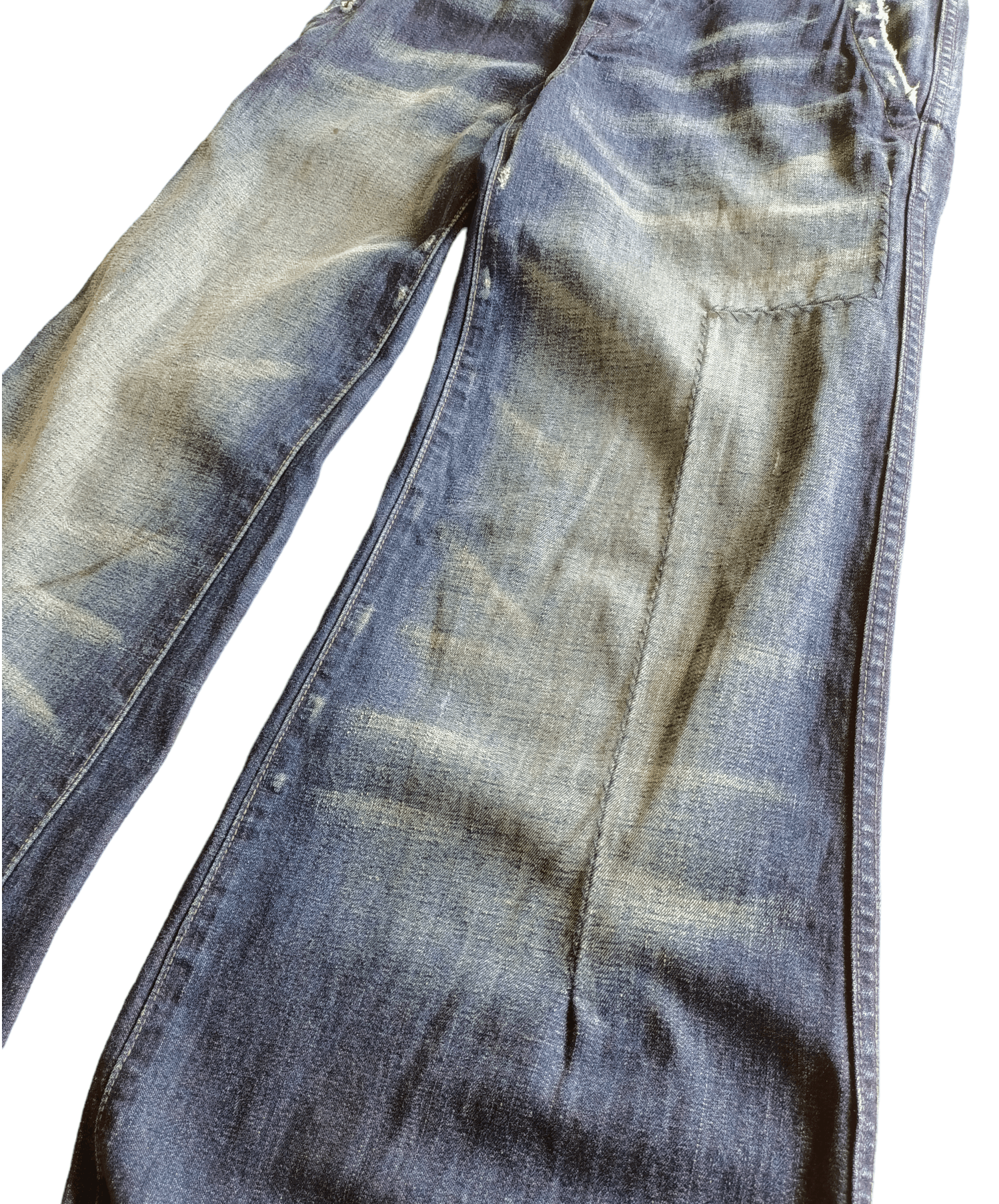 Ralph Lauren RALPH LAUREN x BAGGY JEANS x DISTRESS STYLE x VINTAGE Size 30" / US 8 / IT 44 - 7 Thumbnail