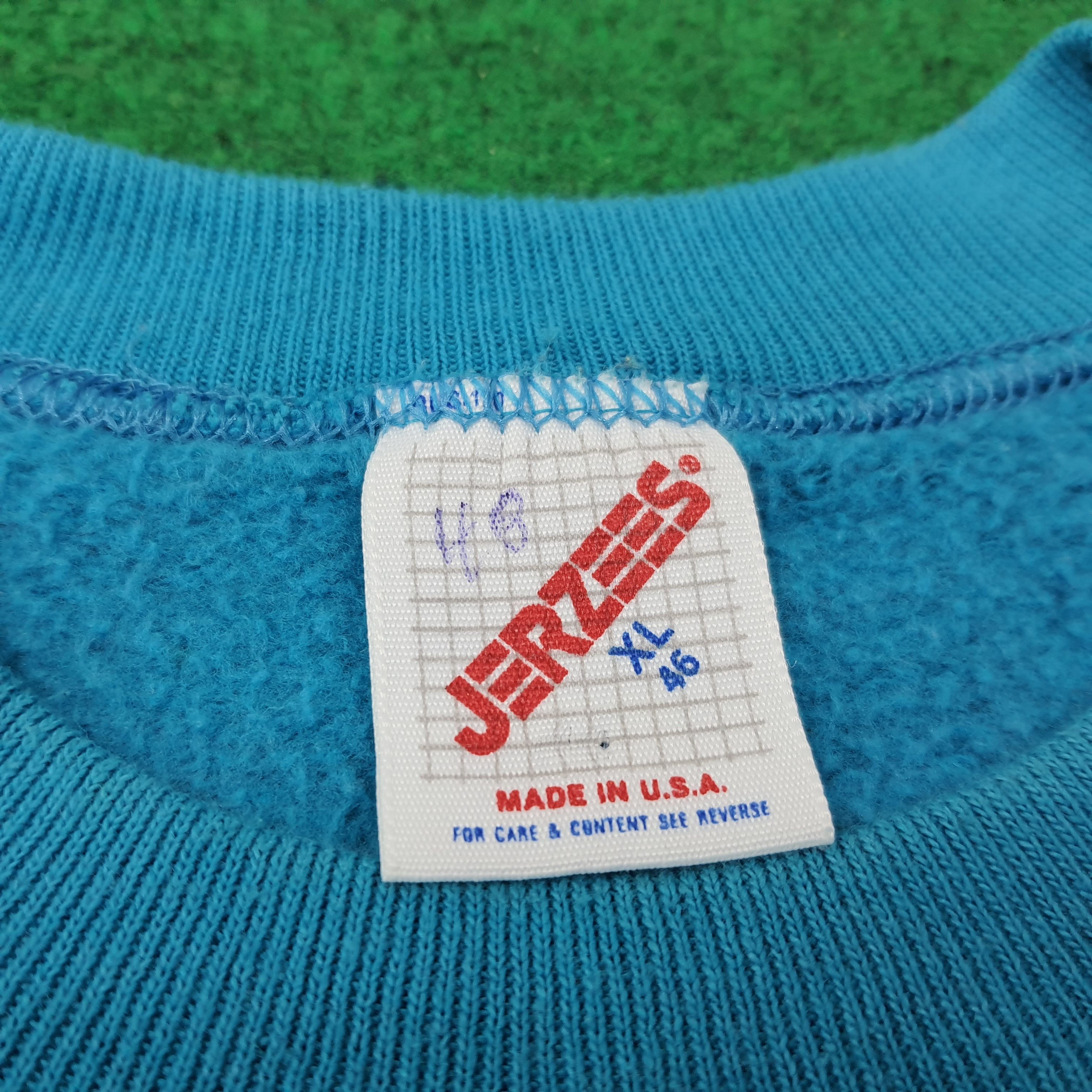 Jerzees Vintage Fishing Art 90s Style Sweatshirt C225N3 Size US M / EU 48-50 / 2 - 4 Thumbnail