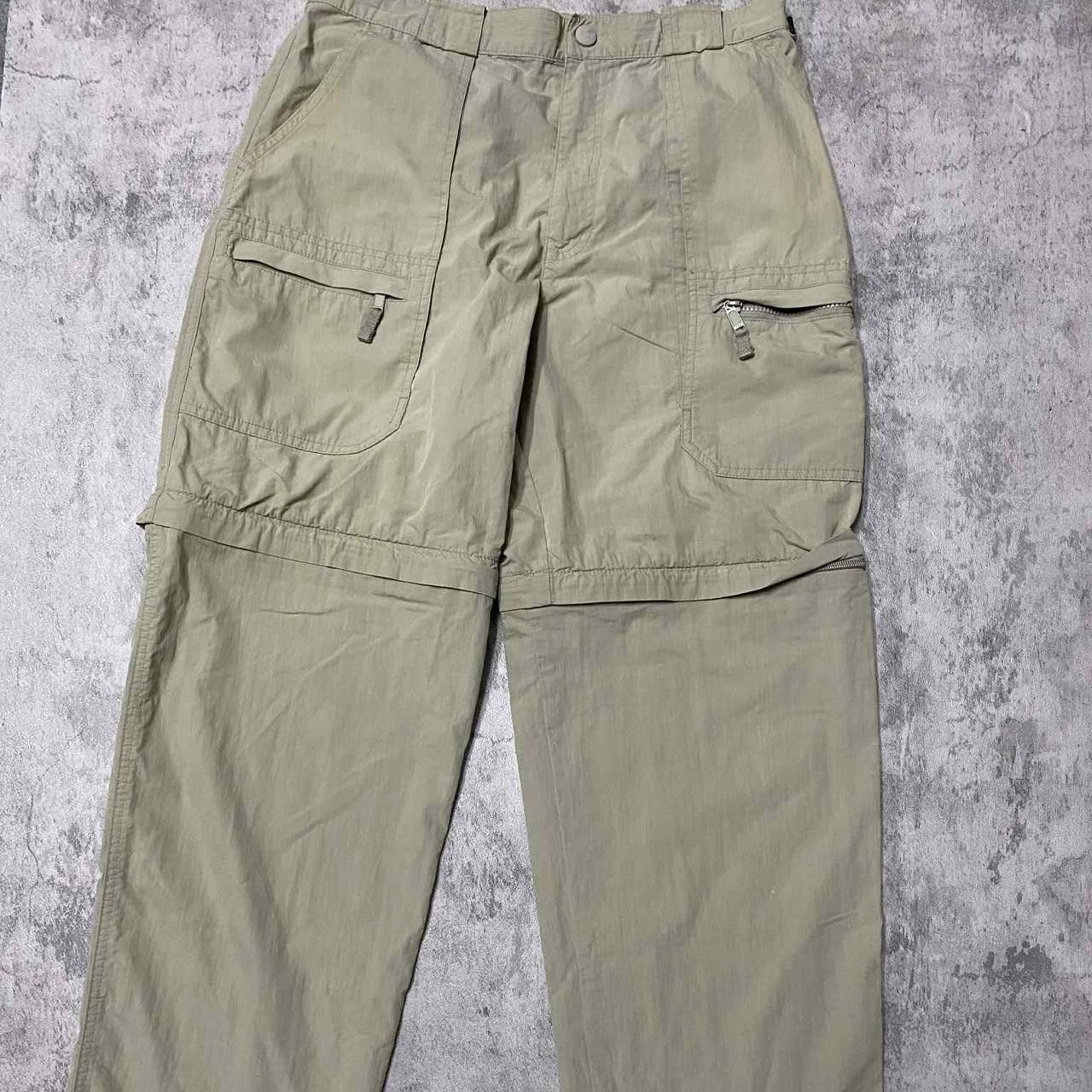 Other Khaki green convertible hiking pants #hikinggear Size 34" / US 12 / IT 48 - 2 Thumbnail