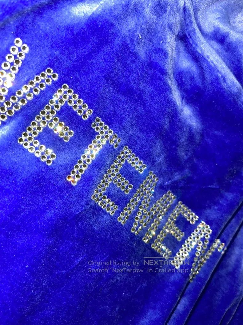Vetements Vetements Sparkling diamond velvet hoodie Size US M / EU 48-50 / 2 - 4 Thumbnail