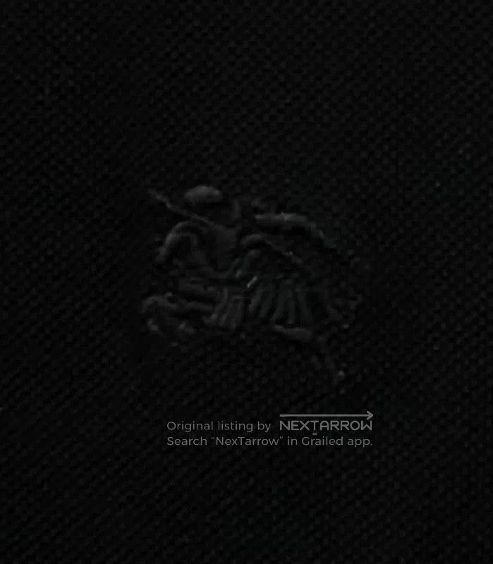 Burberry Burberry Black Cotton Men's Polo Shirt. Size US S / EU 44-46 / 1 - 2 Thumbnail
