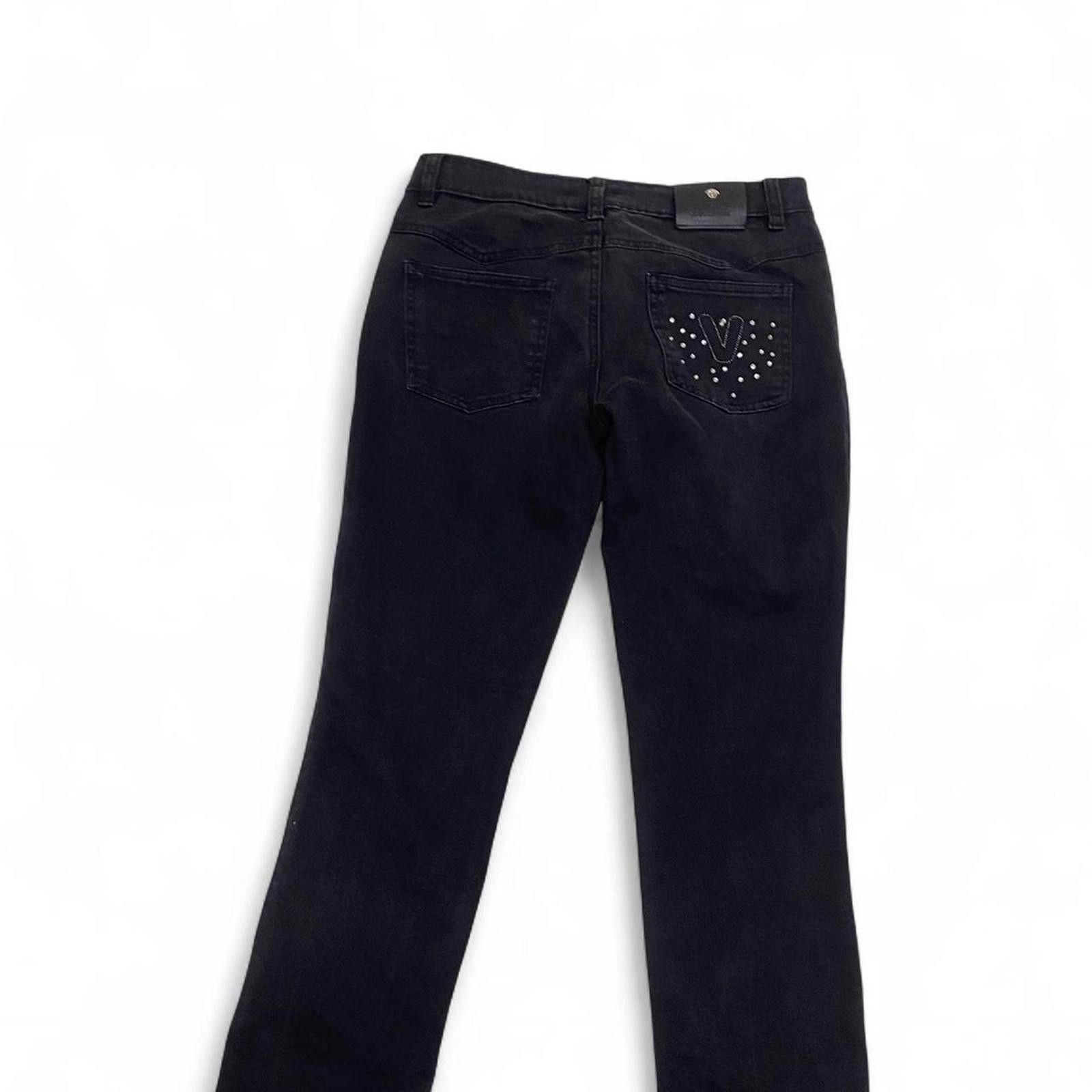 Versace Jeans Couture Versace Jeans Couture Black Studded Women's Jeans Size 30" / US 8 / IT 44 - 3 Thumbnail