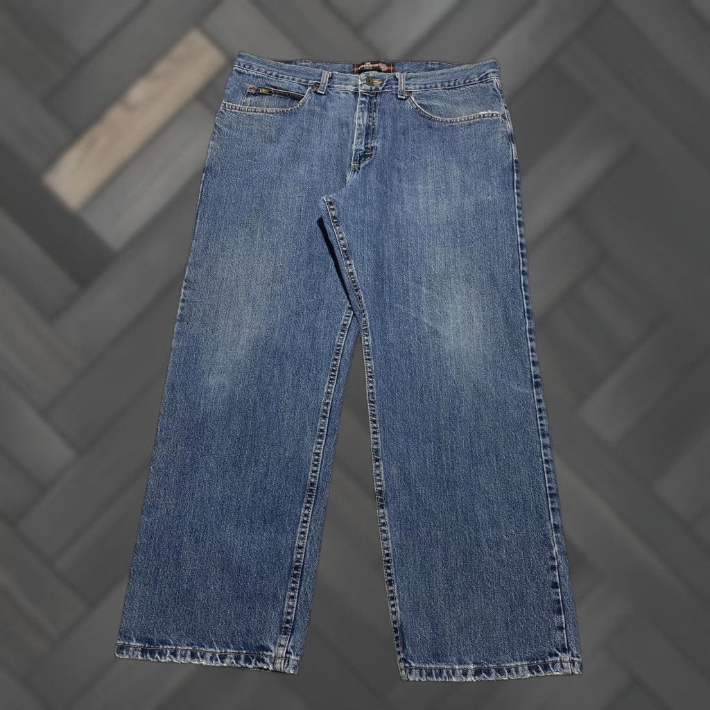 Lee Lee Relaxed Fit Jeans Mens 38x30 Blue 5-Pocket Denim 100% Cotton Straight Leg Size US 38 / EU 54 - 1 Thumbnail