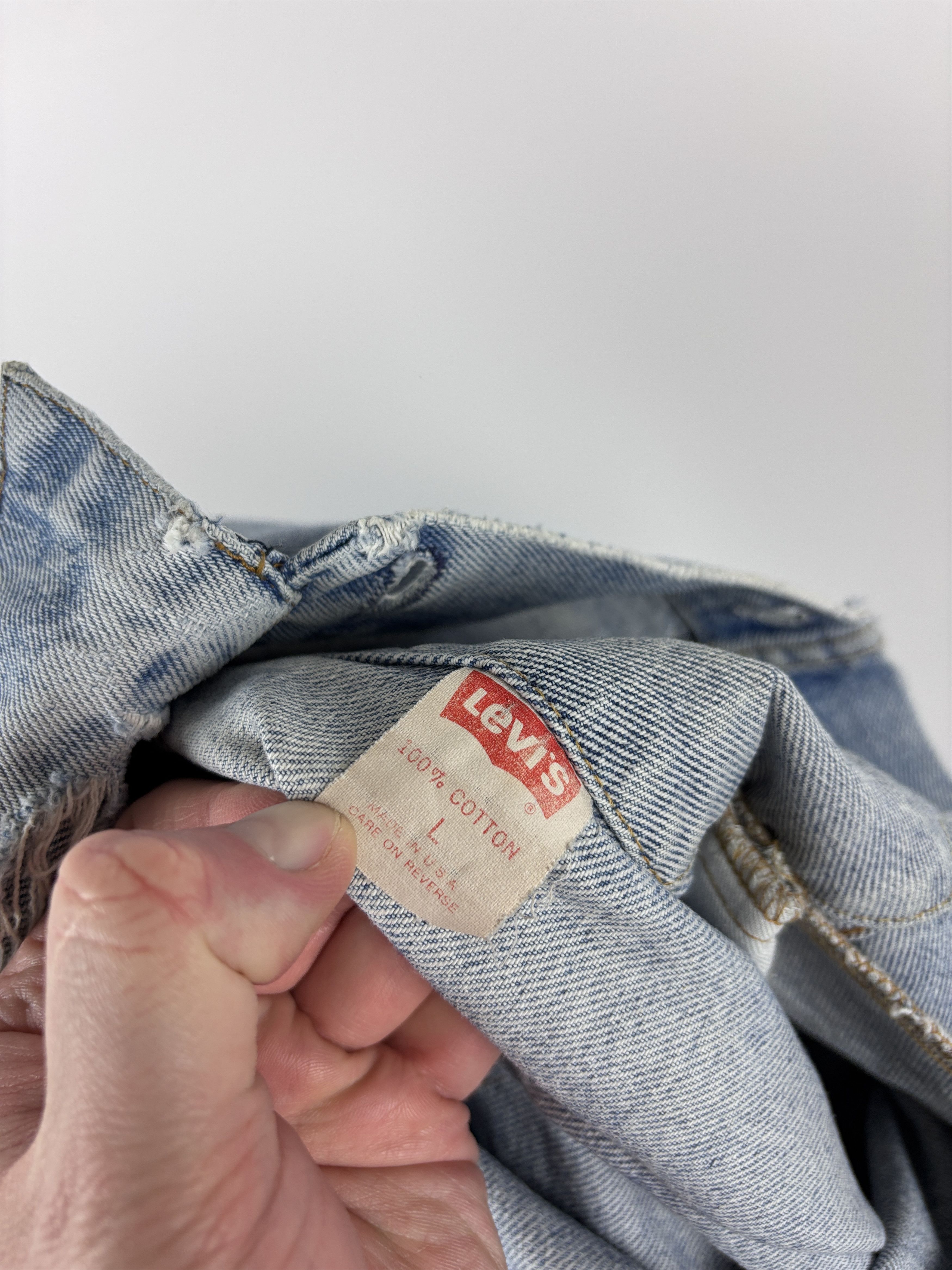 Levi's × Levi's Vintage Clothing Vintage Levis Denim Jacket Jean Trucker Made In USA L Size US L / EU 52-54 / 3 - 7 Thumbnail