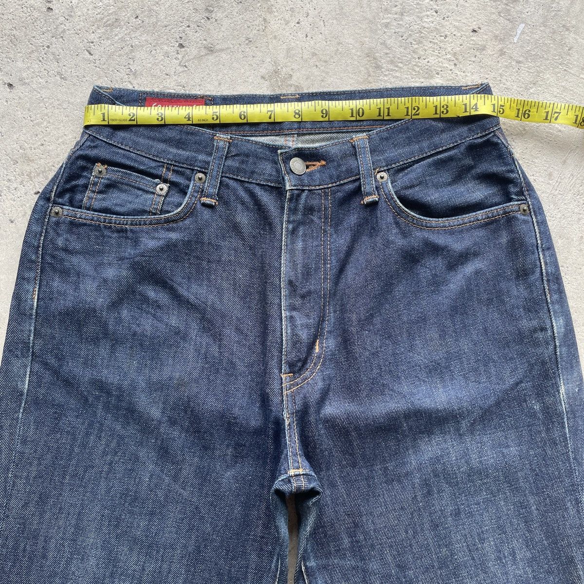 Japanese Brand Vintage Something Edwin Product Blue Denim Pants Jeans W30 Size US 30 / EU 46 - 5 Thumbnail