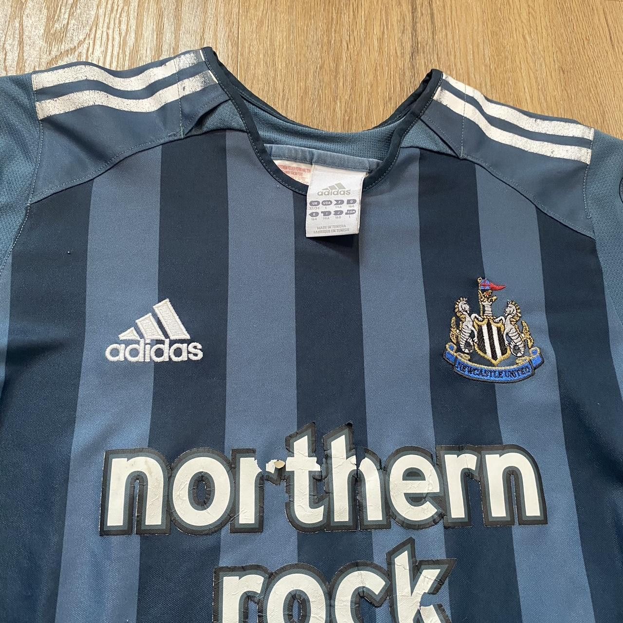 Adidas 2005-06 Newcastle Away Adidas Football Shirt Premier Size US XS / EU 42 / 0 - 3 Thumbnail