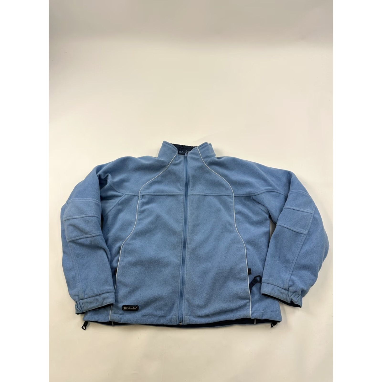 Vintage Columbia Jacket Women’s XL Blue Reversible Full Zip Up Winter Fleece Basic Jacket Womens Size XL / US 12-14 / IT 48-50 - 5 Thumbnail