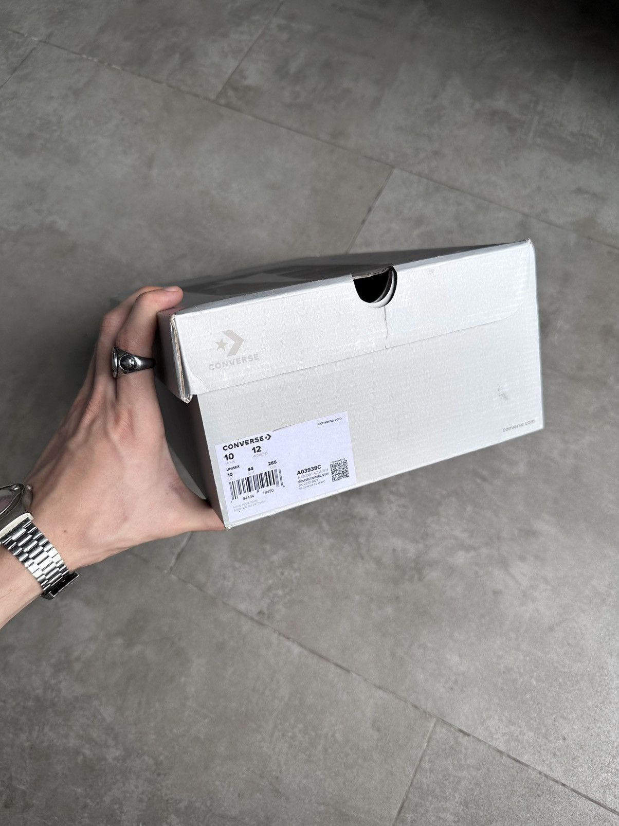Rick Owens Rick Owens DRKSTAR HI Converse Size US 10 / EU 43 - 13 Thumbnail