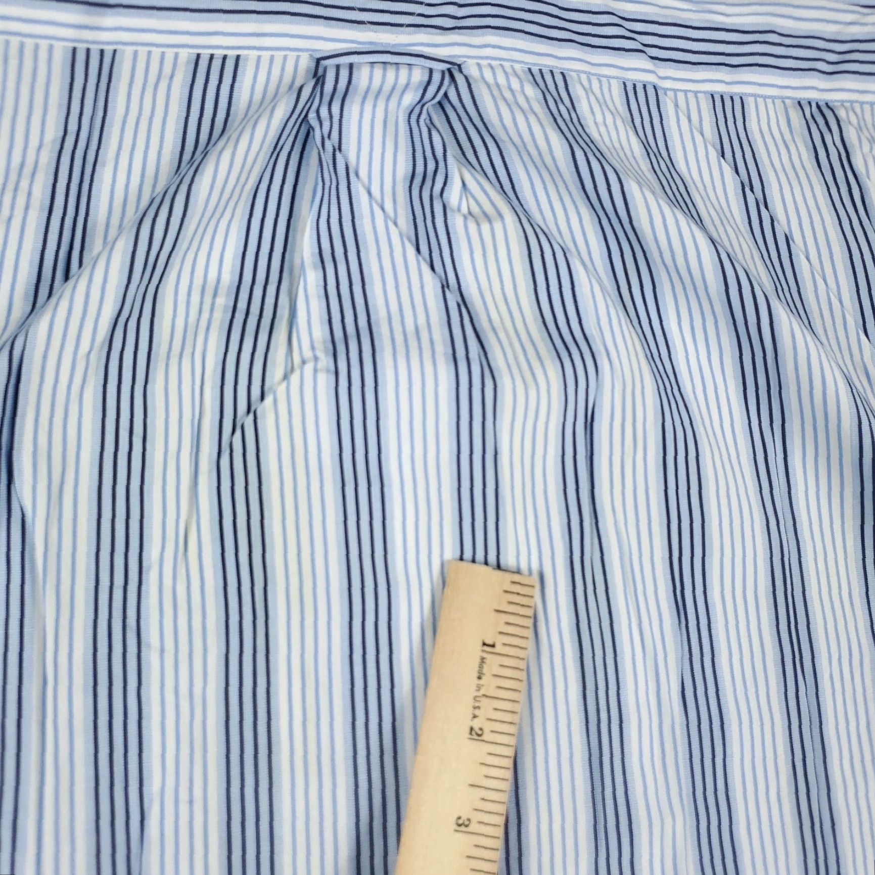 Tommy Hilfiger VINTAGE Tommy Hilfiger Shirt Mens Large Blue Striped Button-Up Long Sleeve Classic Casual Dress Shirt Mens L Blue Striped Tommy Hilfiger Size US L / EU 52-54 / 3 - 7 Thumbnail