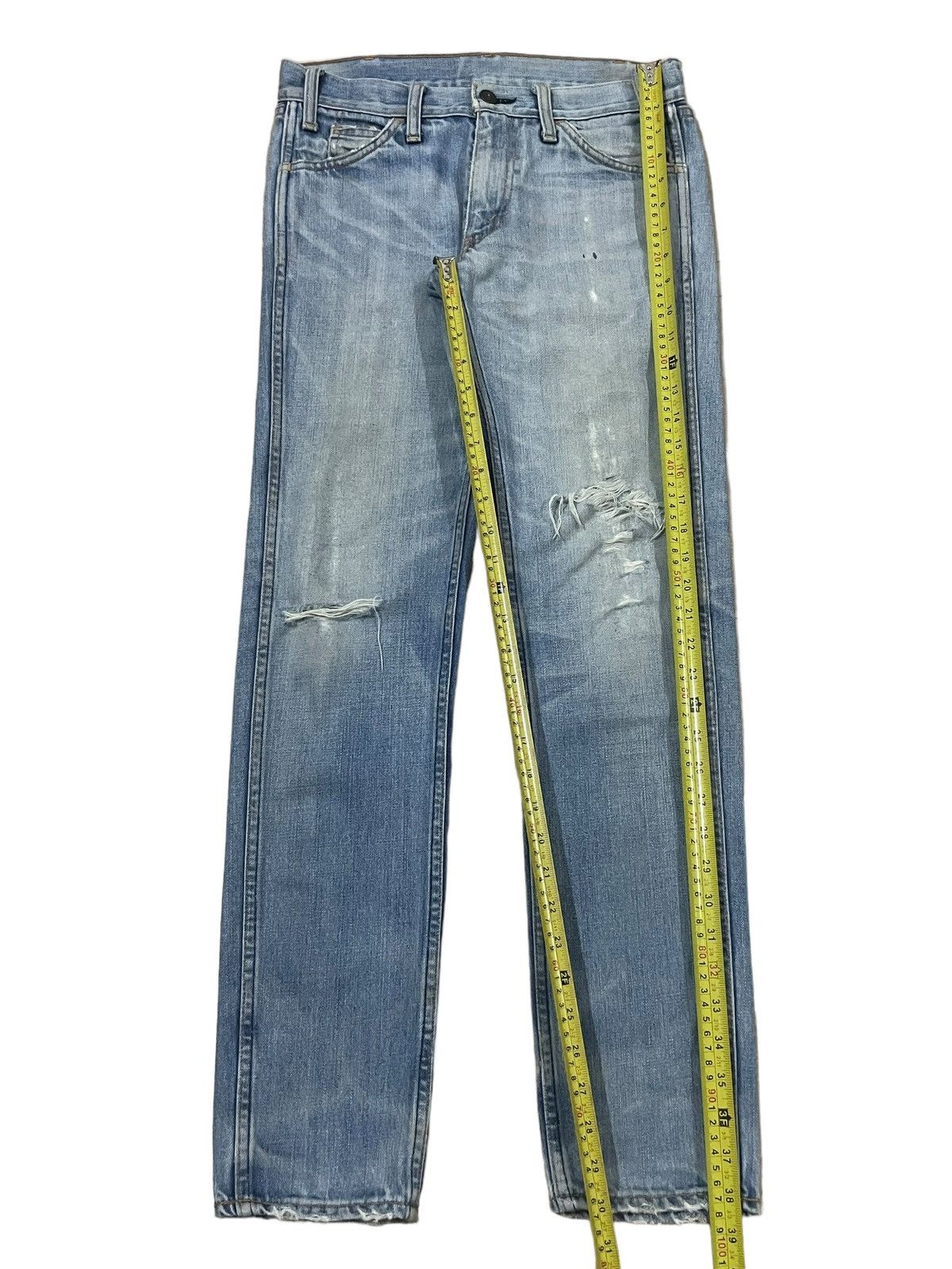 Levi's Vintage Clothing 1990s Levi’s 501 Orange Tab Big E Lot 68606 Distressed Jeans Size US 29 - 17 Thumbnail