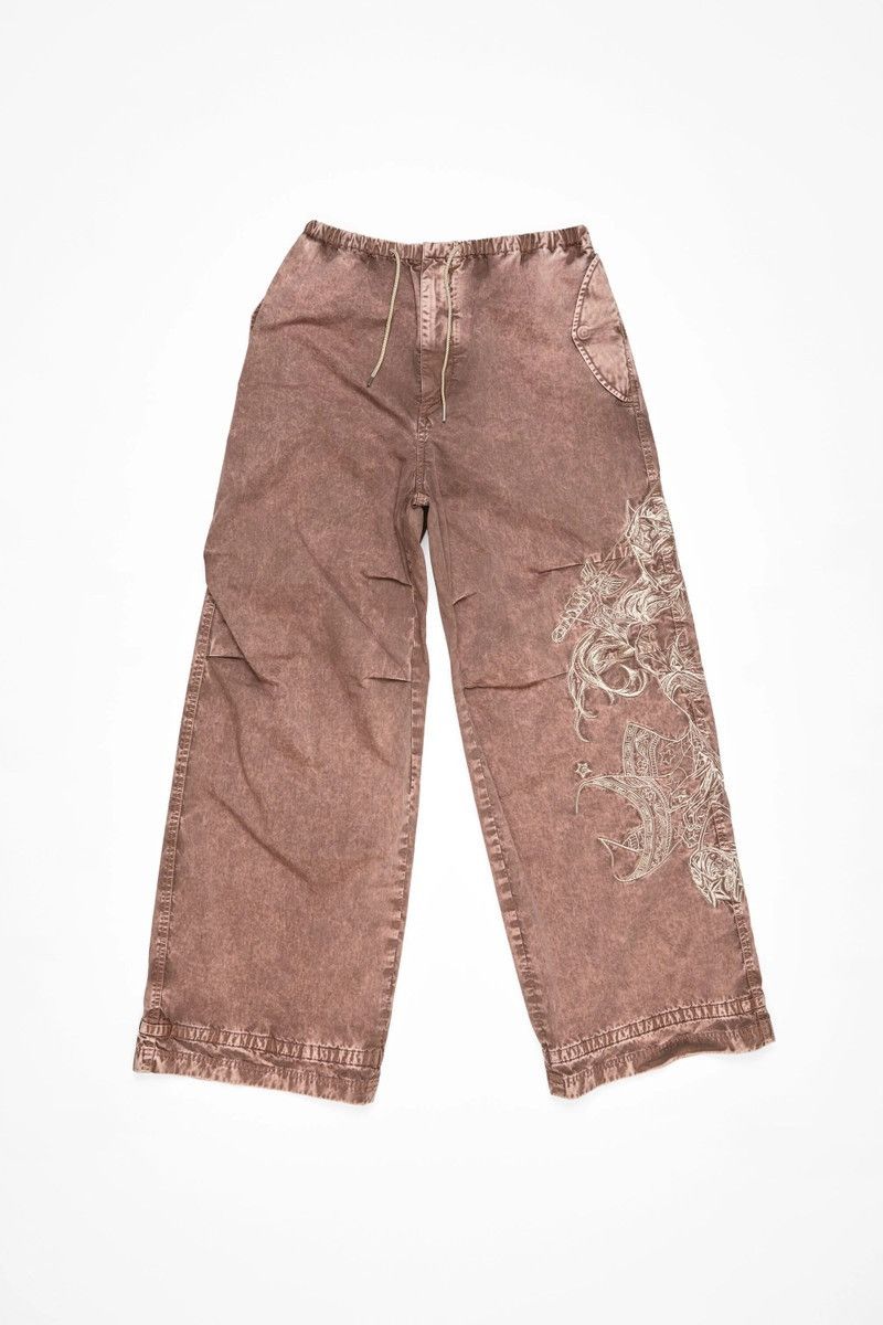Acne Studios Acne Studios DC Comics Embroidered Trousers Old Pink / Rust Size US 33 - 2 Thumbnail