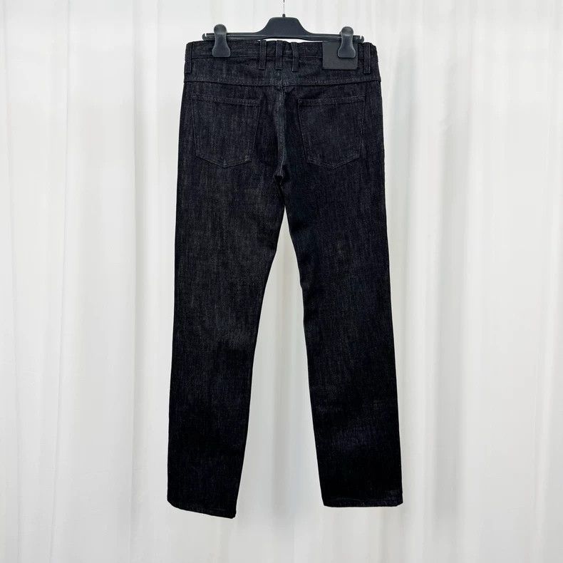 Gucci Gucci Old-fashioned leather brand black washed jeans Size US 30 / EU 46 - 2 Thumbnail