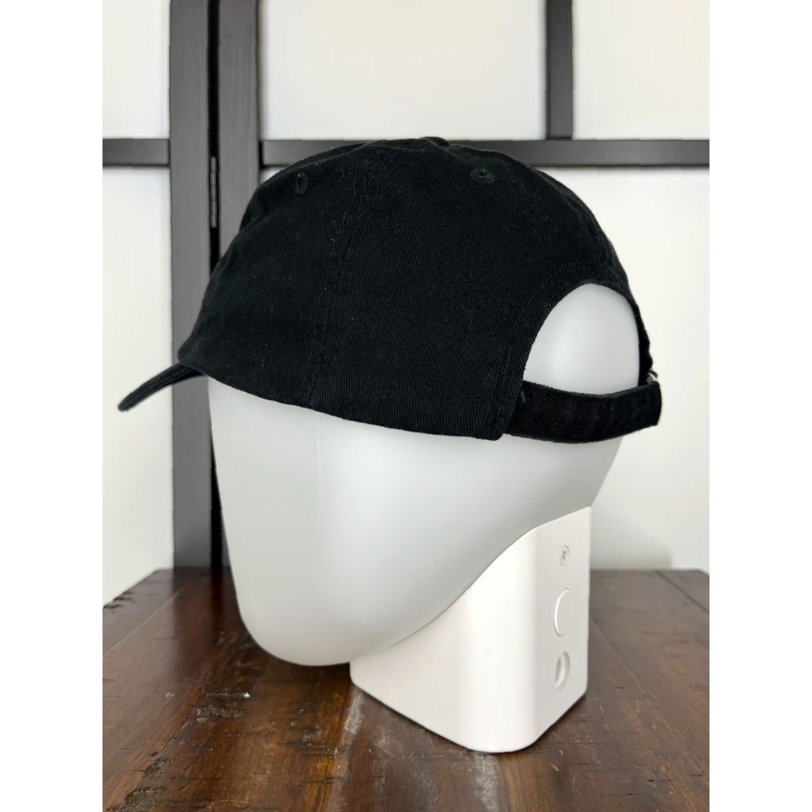 Forever 21 FOREVER 21 Hat Cap Strap Back Adult Black Summer Beach Embroidered Print D Size ONE SIZE - 5 Thumbnail