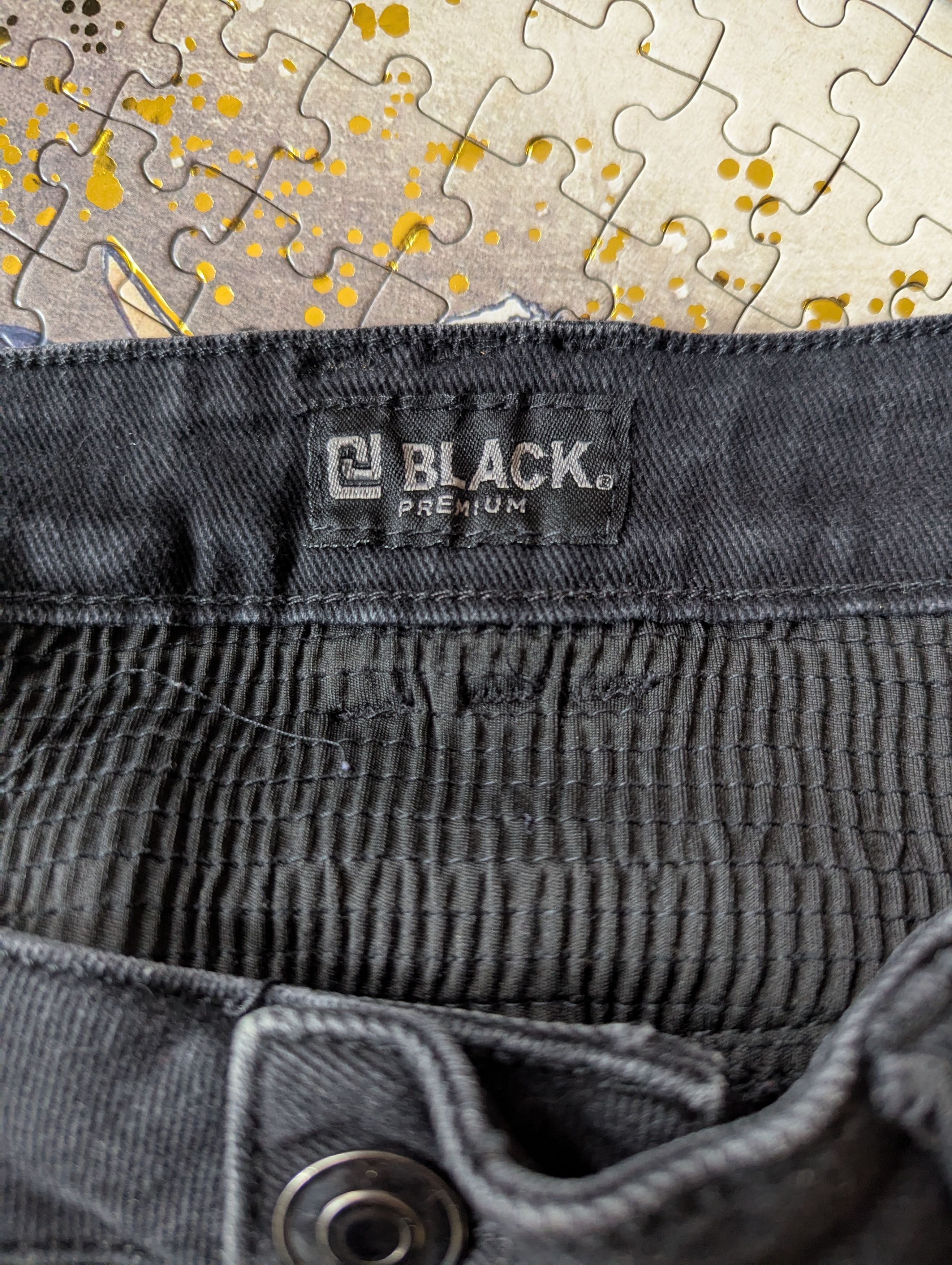Other BLACK Premium Ripped, Ribbed & Distressed Skinny Jeans Size US 32 / EU 48 - 4 Thumbnail