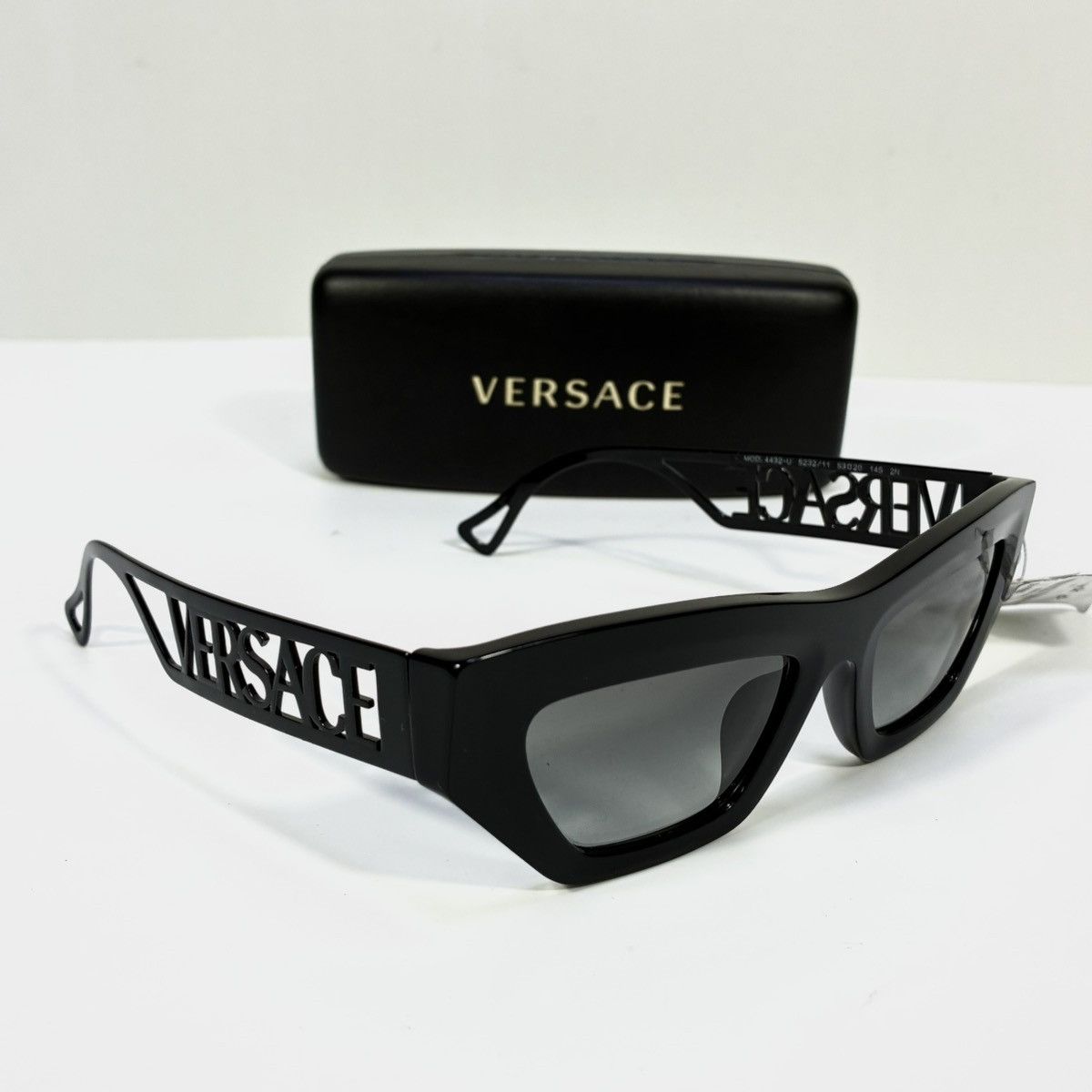 Versace Versace 53mm Irregular Sunglasses VE4432U 523211 Black NEW Size ONE SIZE - 1 Thumbnail