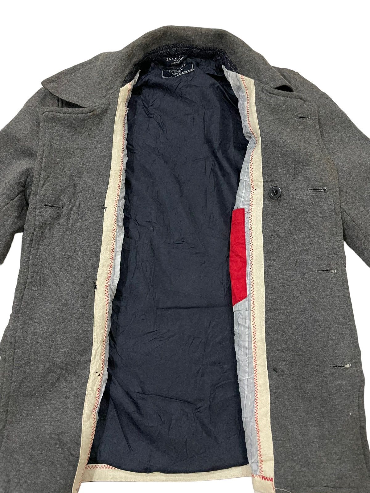 Zara Zara Man Denim Couture Sherpa Coat Jacket Size US M / EU 48-50 / 2 - 14 Thumbnail