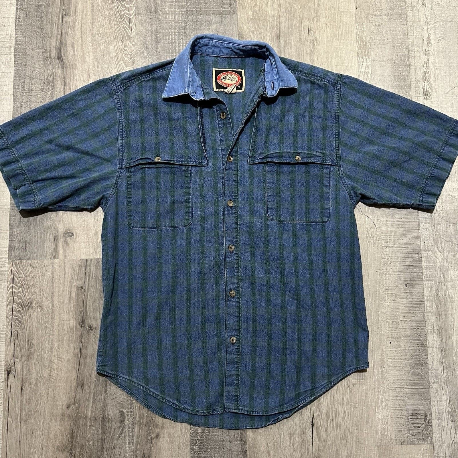 The Australian Outback Collection The Australian Outback Collection Denim Collar Button Shirt Size US M / EU 48-50 / 2 - 1 Thumbnail