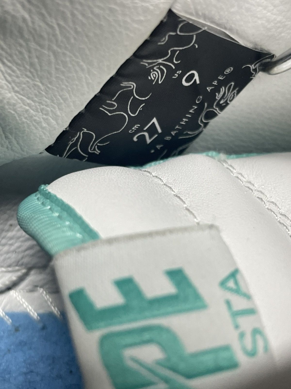 Bape 9-Bapesta Sneaker Pastel Green/White Size US 9 / EU 42 - 8 Thumbnail