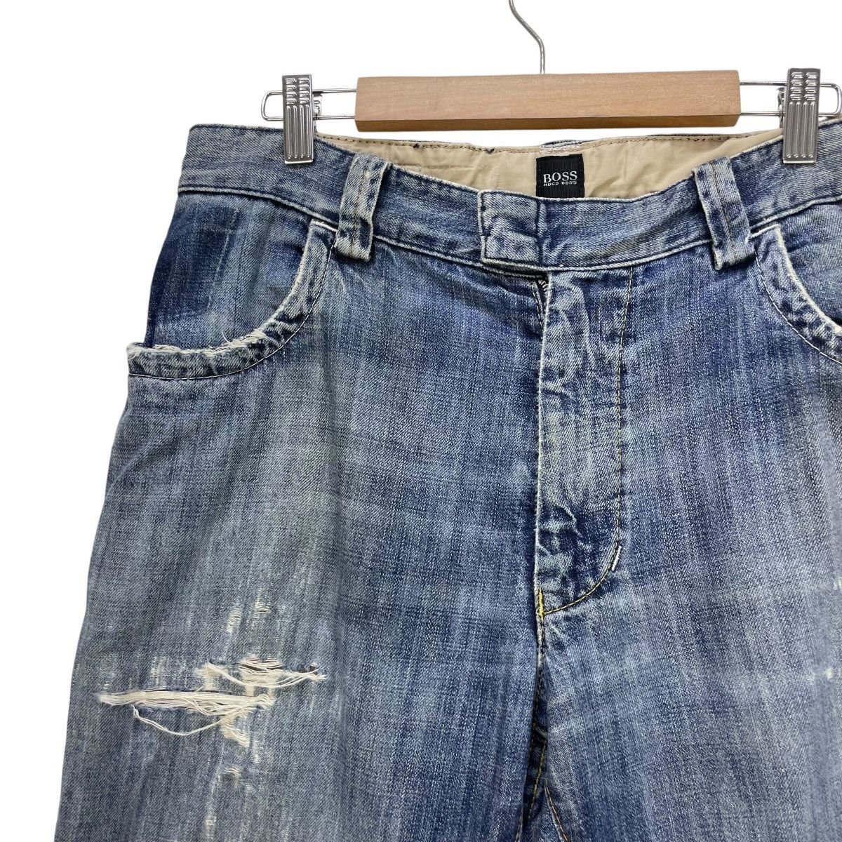 Hugo Boss 🔥Hugo boss Distressed Denim Size US 35 - 3 Thumbnail