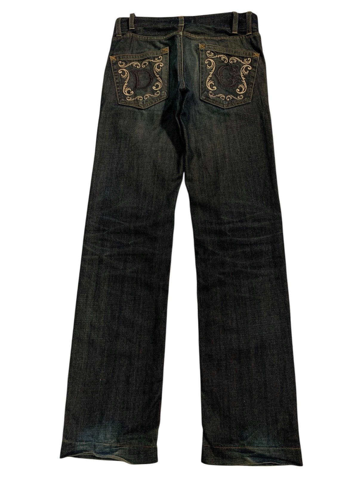 Dolce & Gabbana VINTAGE DOLCE & GABBANA EMBROIDERY LOGO RUSTY ITALY DENIM Size US 31 - 2 Thumbnail