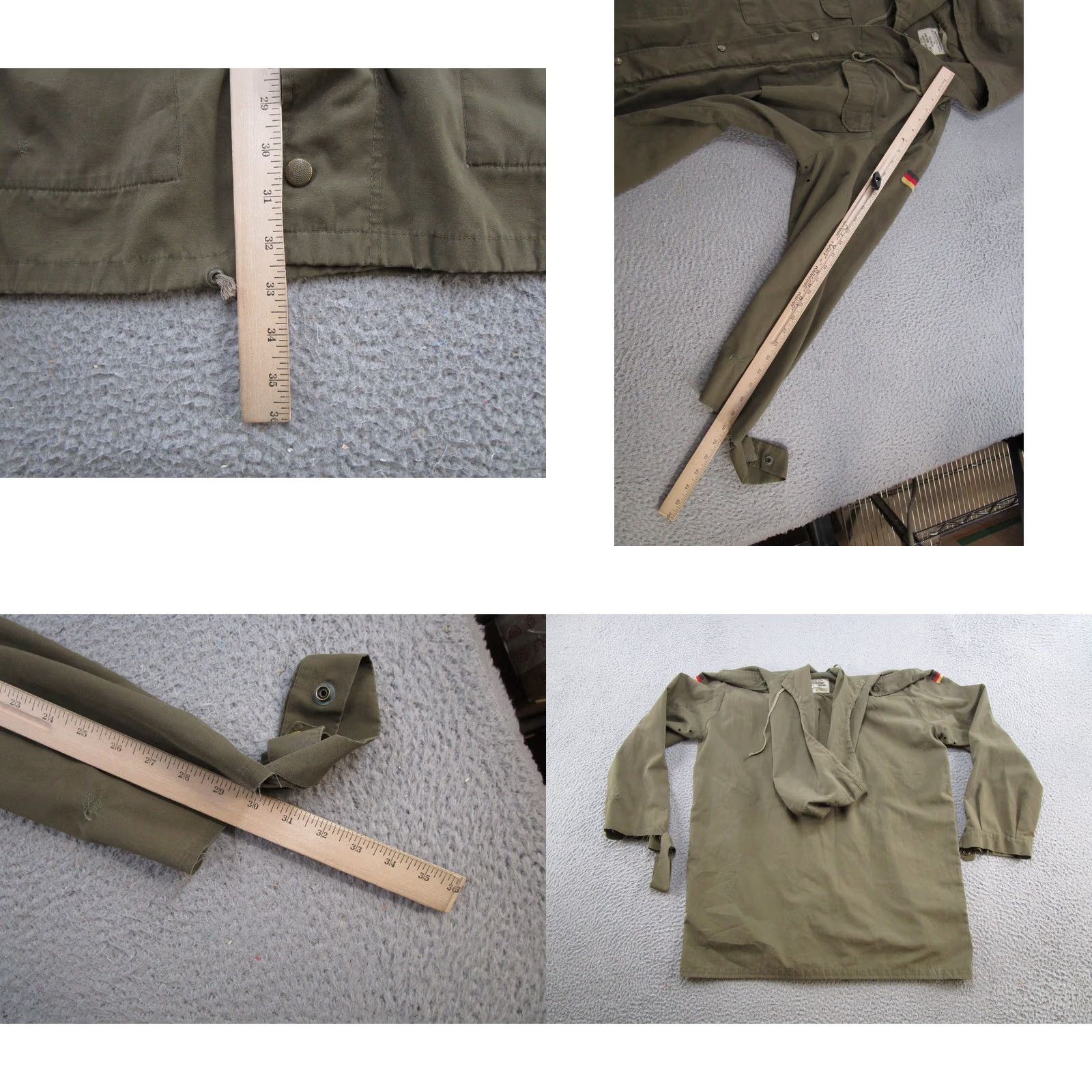 Vintage VINTAGE Field Jacket Mens Military Green 60s 50 Chest Size 50 Casual Winter Fall 90s Pattern: Solid Canvas Cotton Read Size US M / EU 48-50 / 2 - 8 Thumbnail