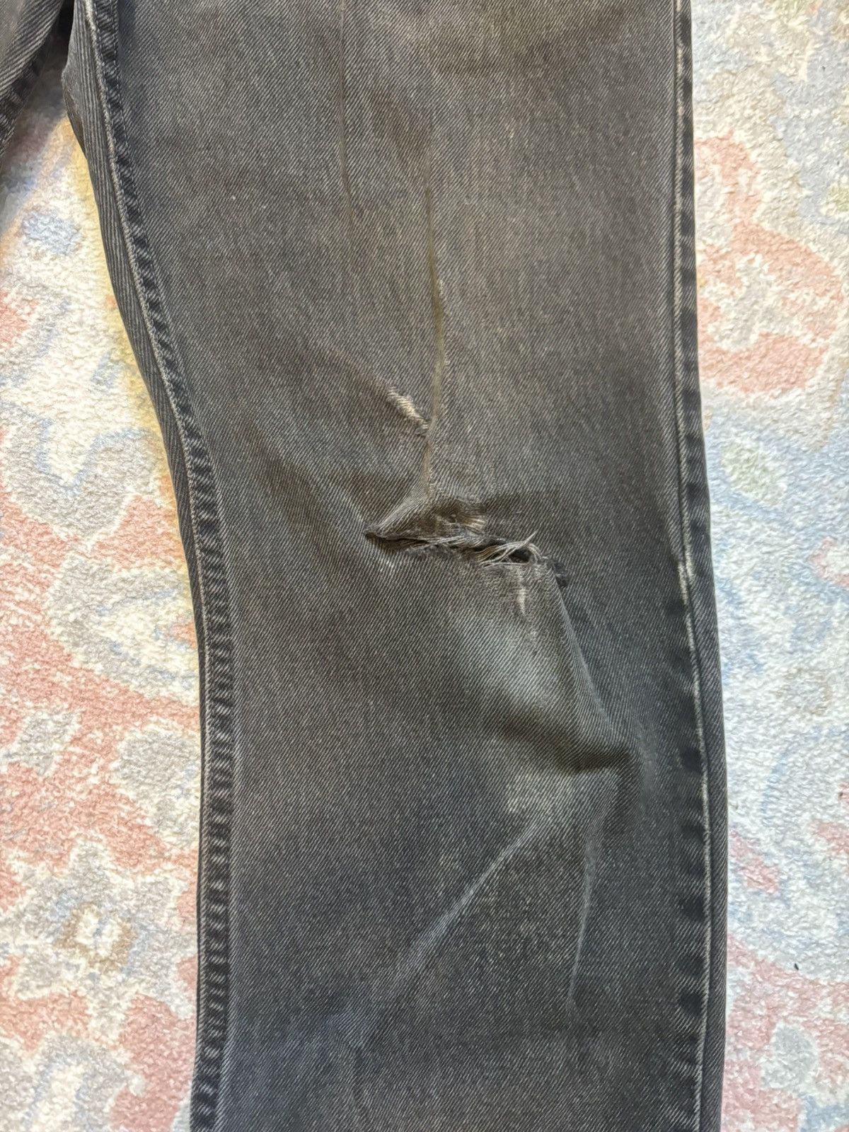 Levi's × Vintage VINTAGE LEVIS 505s BLACK/GREY DISTRESSED Size US 32 / EU 48 - 2 Thumbnail