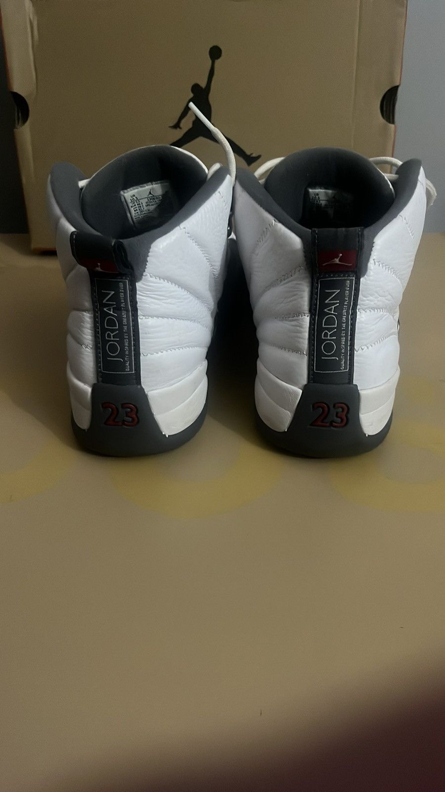 Jordan Brand Jordan 12 retro black white grey Size US 10.5 / EU 43-44 - 6 Thumbnail