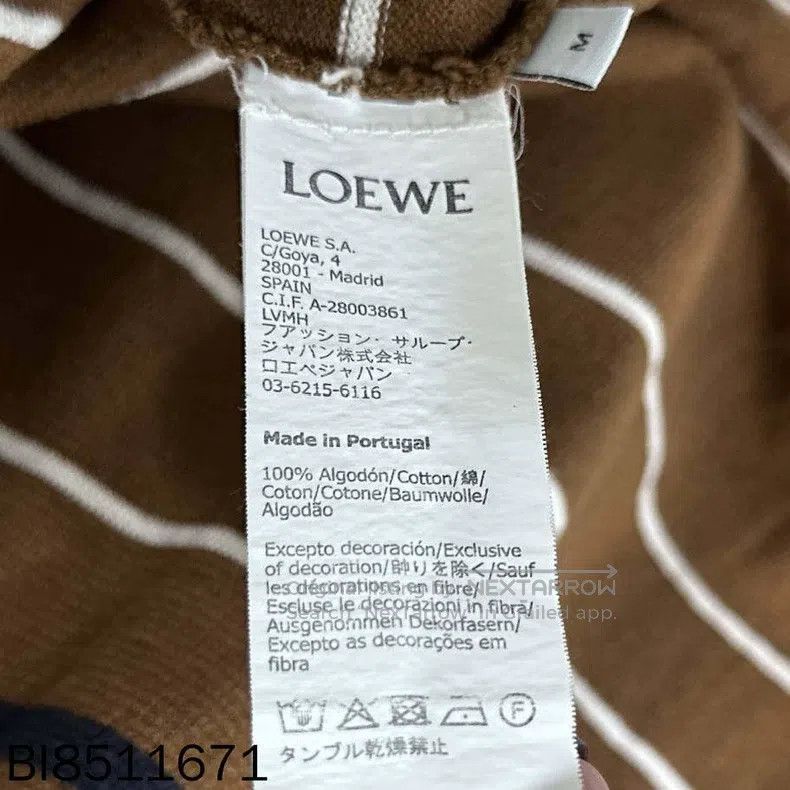 Loewe Loewe Embroidered Logo Striped Knitted Short Sleeve Size US M / EU 48-50 / 2 - 5 Thumbnail