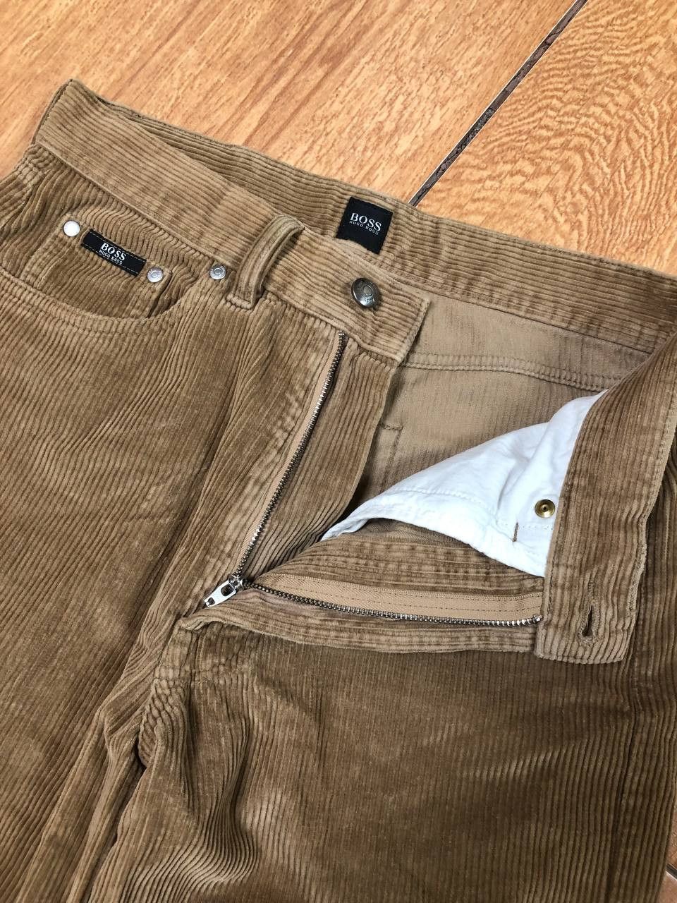 Hugo Boss × Japanese Brand Dirty Painted Distressed Thrashed Faded Baggy Jeans Y2K Size US 32 / EU 48 - 8 Thumbnail