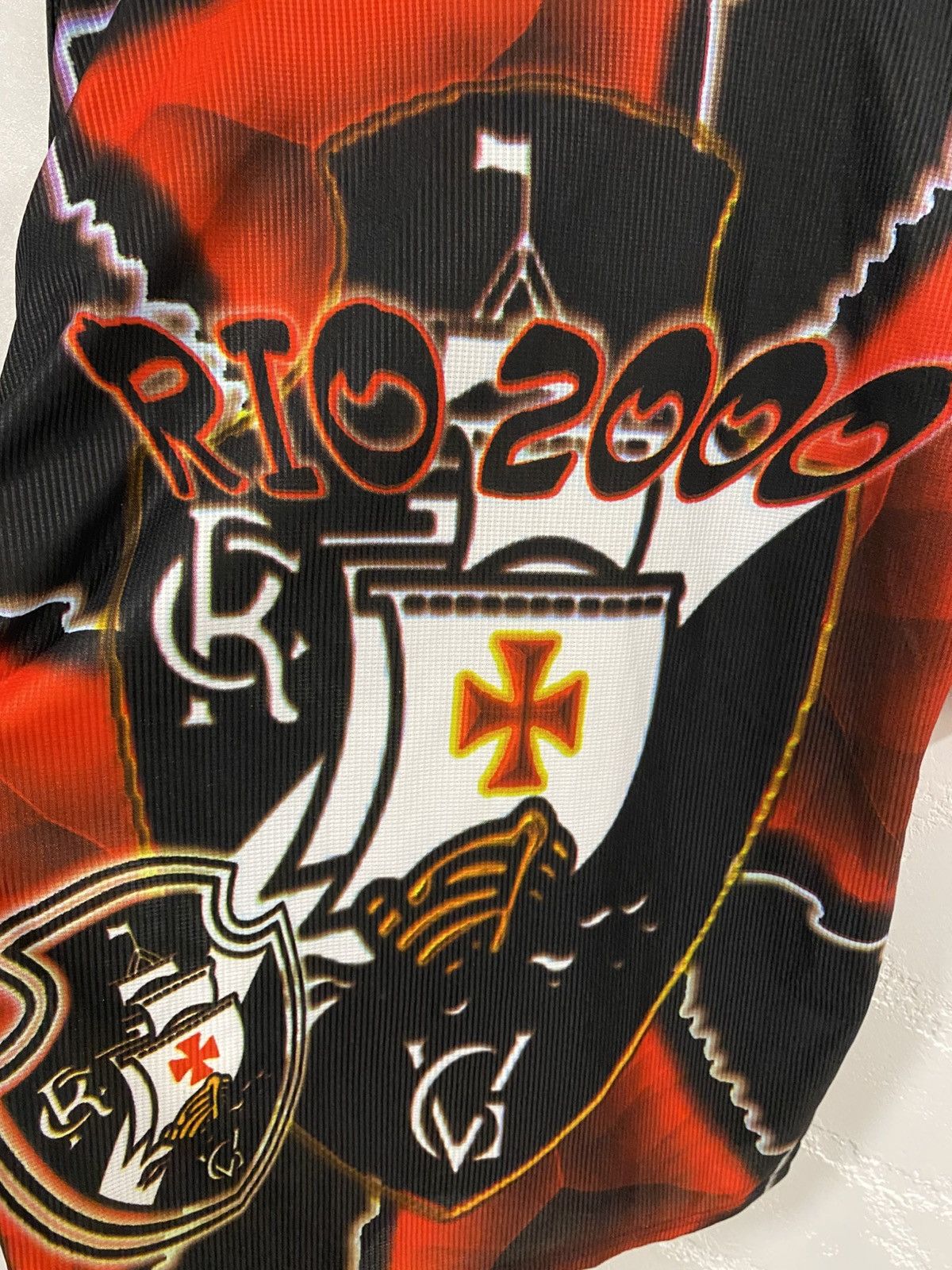 Other Vasco Da Gama Fan Version Ultras Soccer Jersey Rio 2000 Size US L / EU 52-54 / 3 - 8 Thumbnail