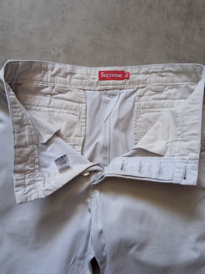 Supreme Supreme Arc Logo Chino Straight Leg Pants Size US 30 / EU 46 - 6 Thumbnail