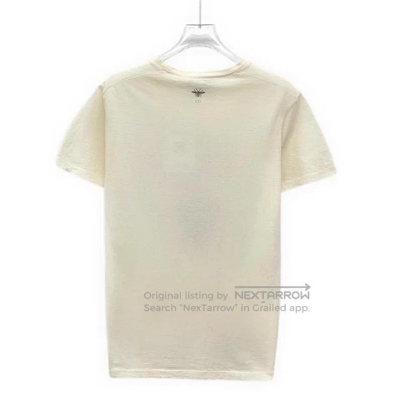 Dior Dior Beige logo letter pattern printed cotton round-neck s Size S / US 4 / IT 40 - 2 Thumbnail