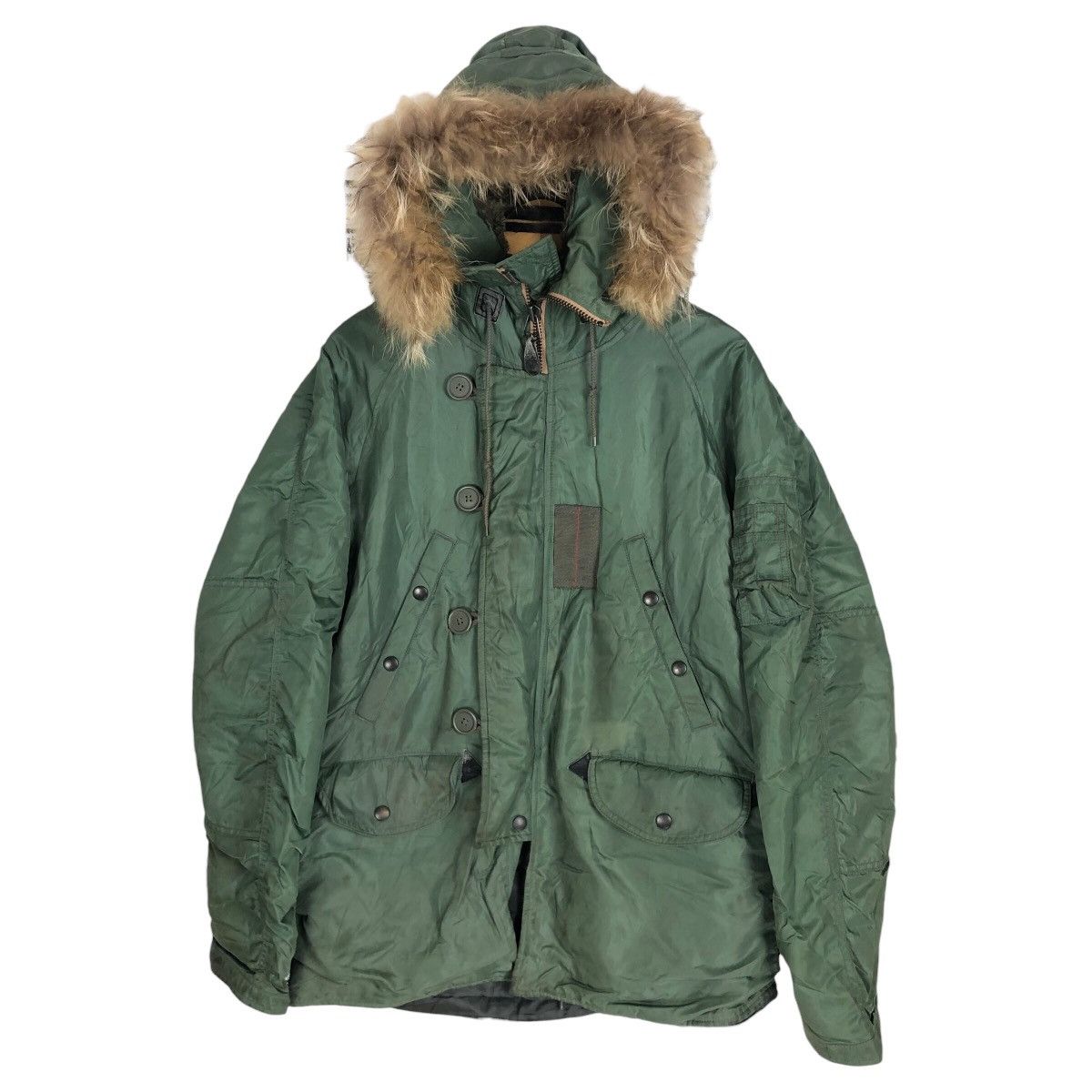 Avirex × Vintage Vintage Avirex Hooded Arctic Parka Faux Fur Hoodie Size US L / EU 52-54 / 3 - 1 Thumbnail